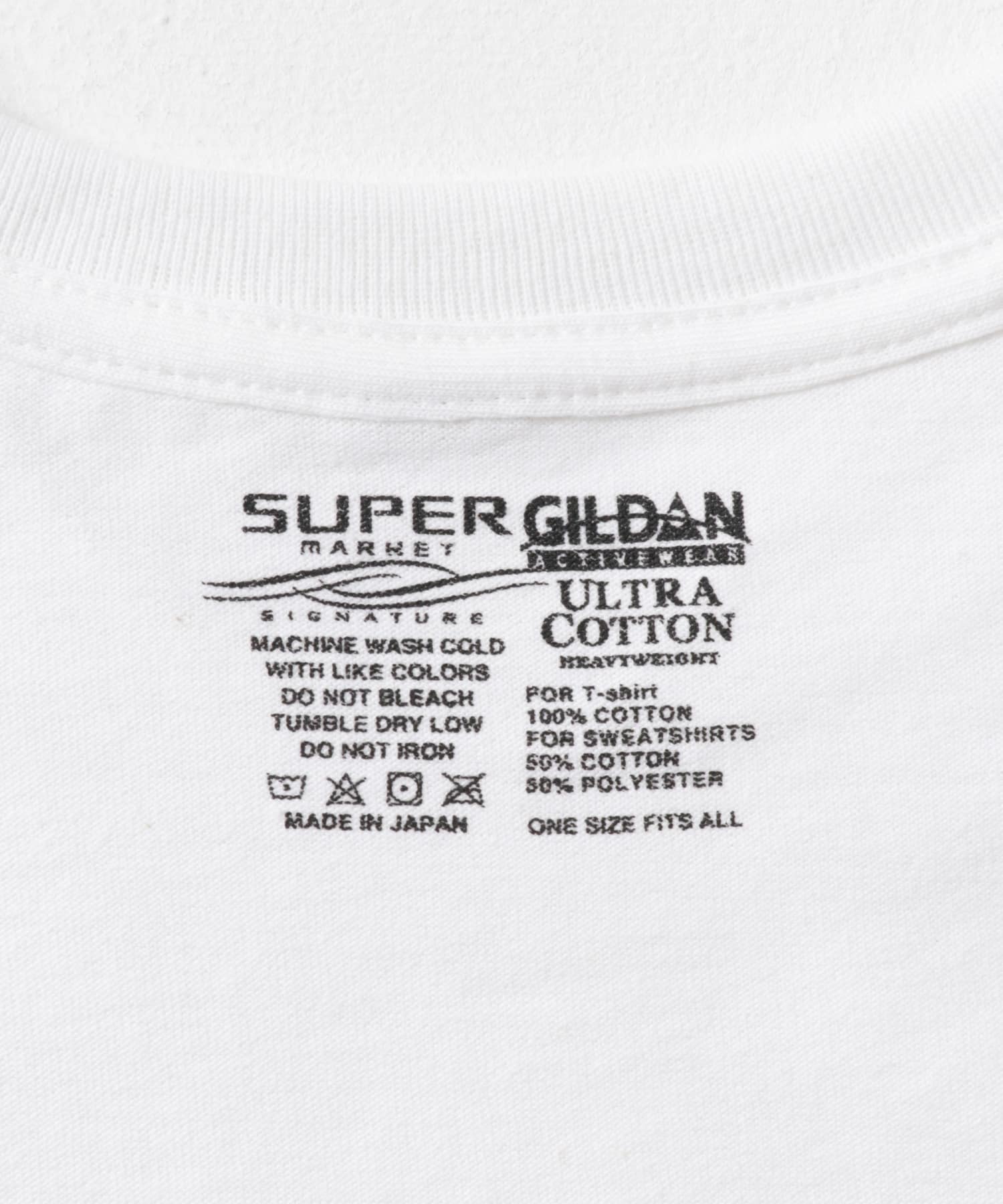 SUPERMARKET　SM絵画T-SHIRTS C WHITE FREE