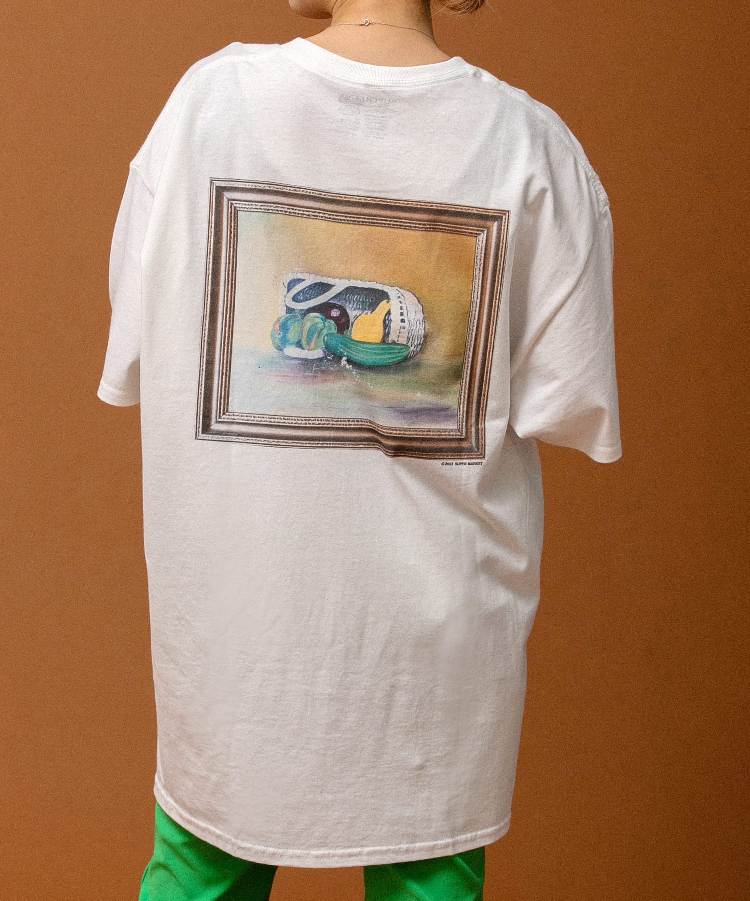 SUPERMARKET　SM絵画T-SHIRTS E
