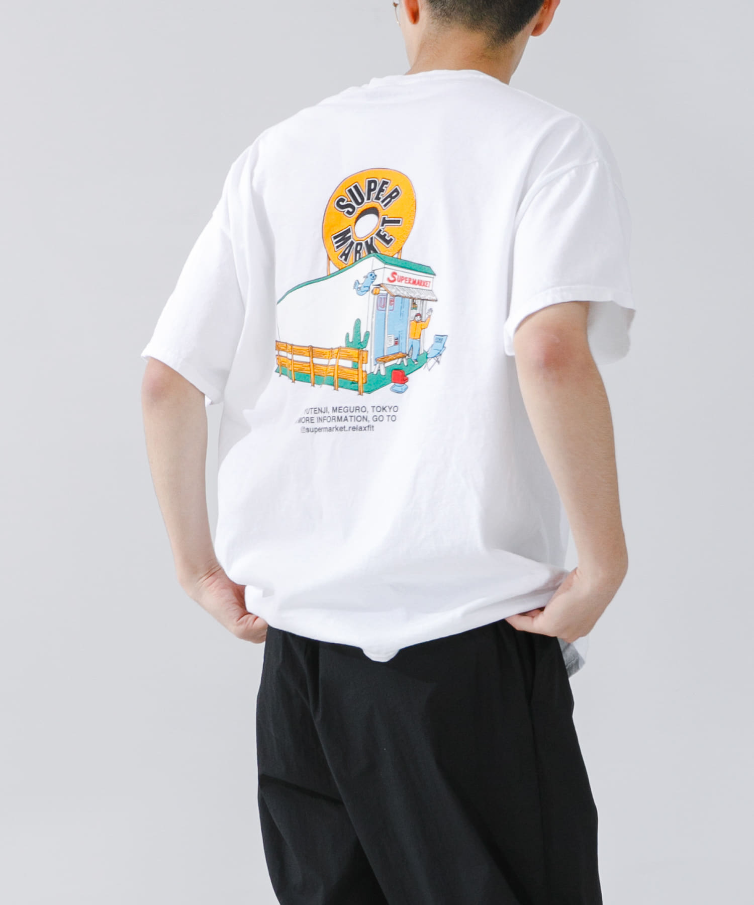 SUPERMARKET　SMドーナツ Tシャツ