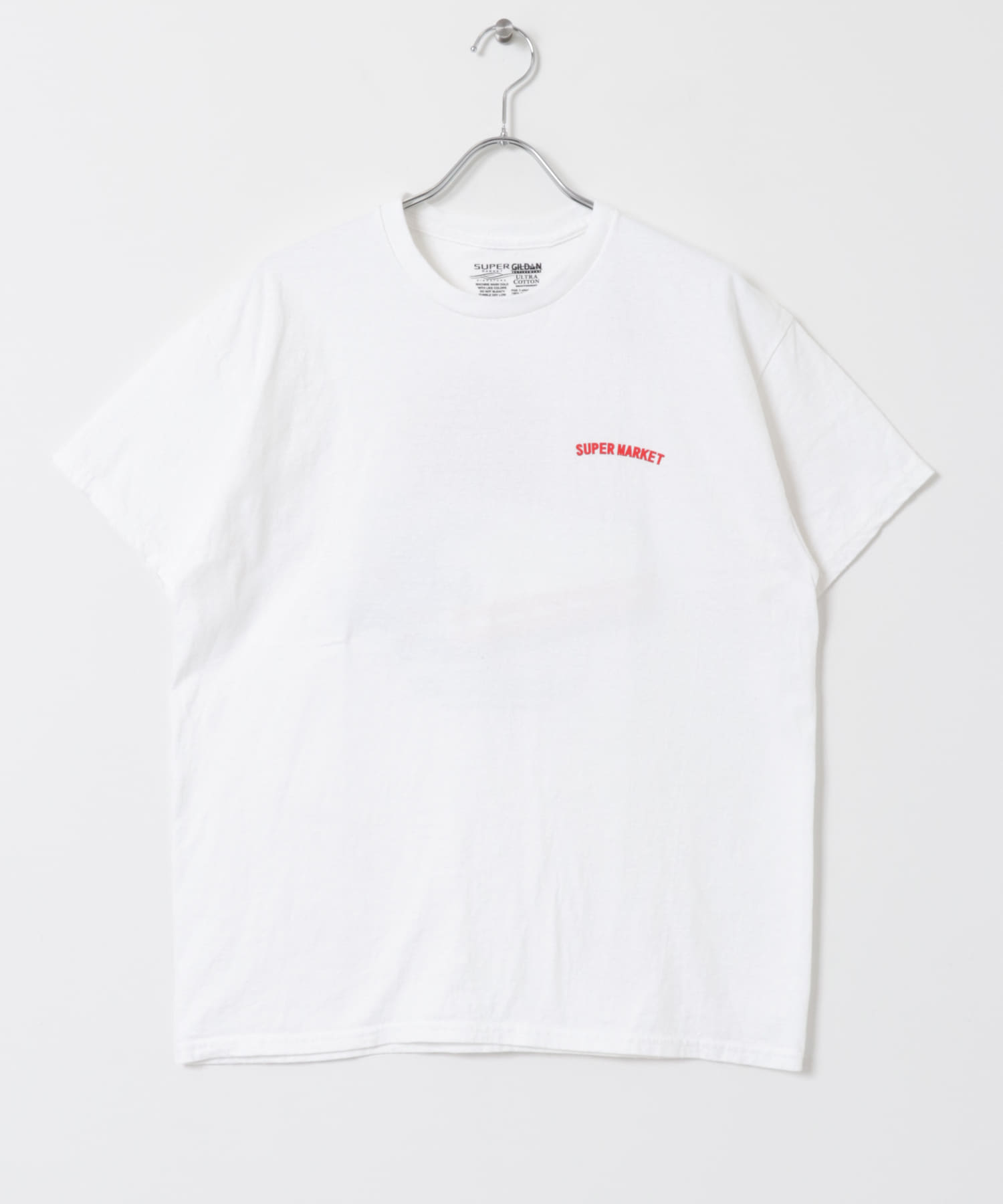 SUPERMARKET　SMドーナツ Tシャツ WHITE L