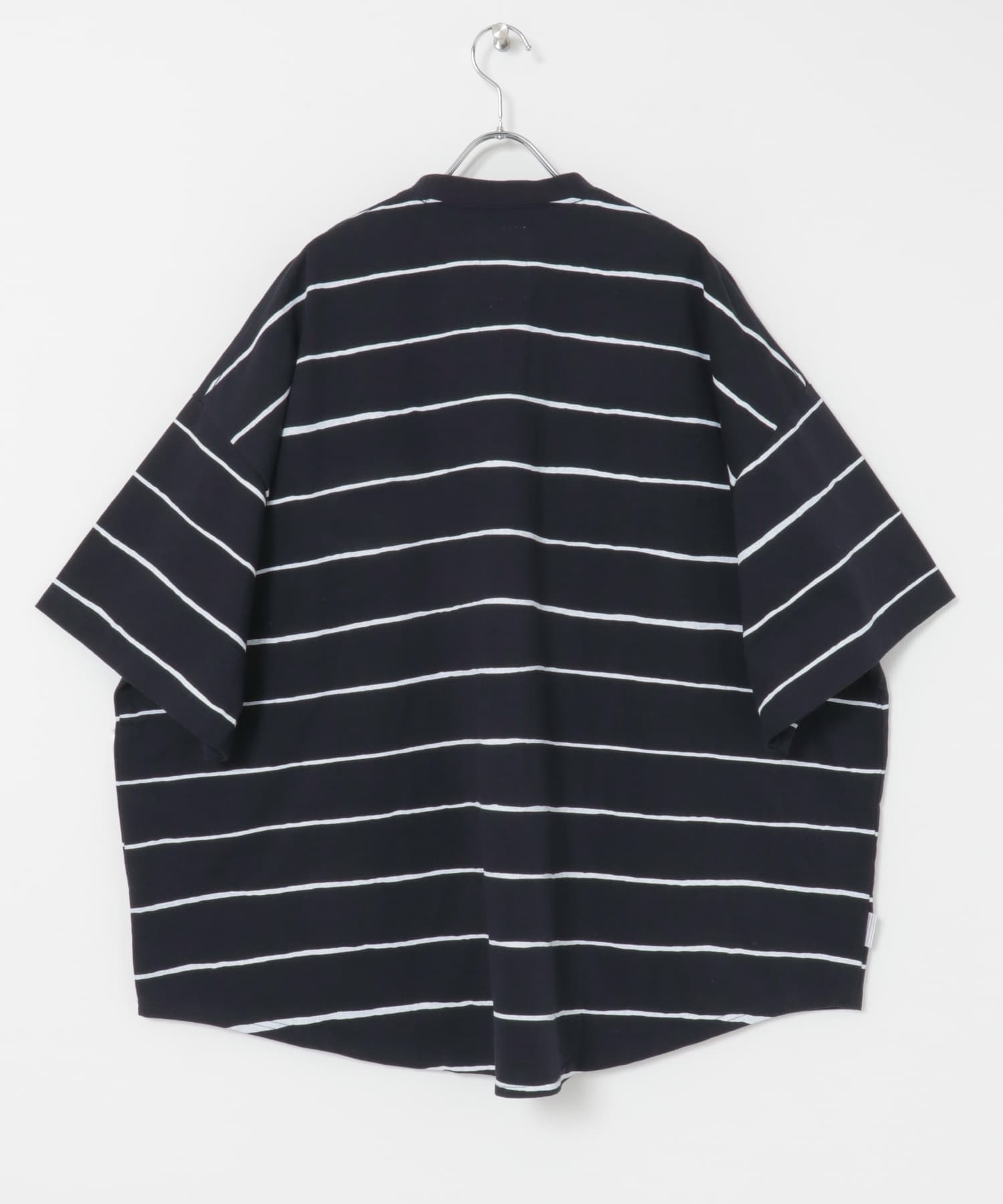 SFC　WIDE SIDE STRIPE TEE D.NVY/WHT L
