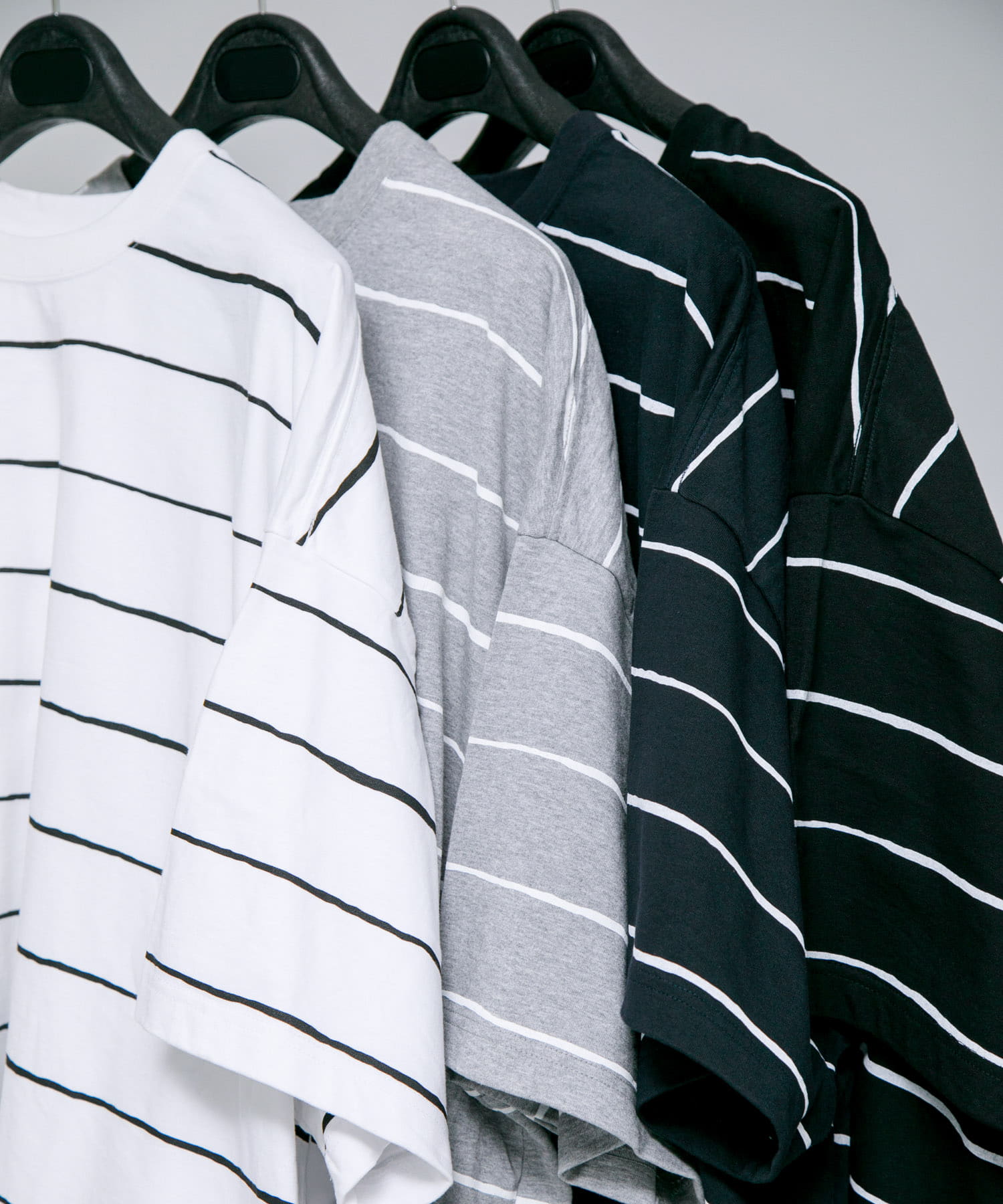 SFC　WIDE SIDE STRIPE TEE WHT/BLK XL