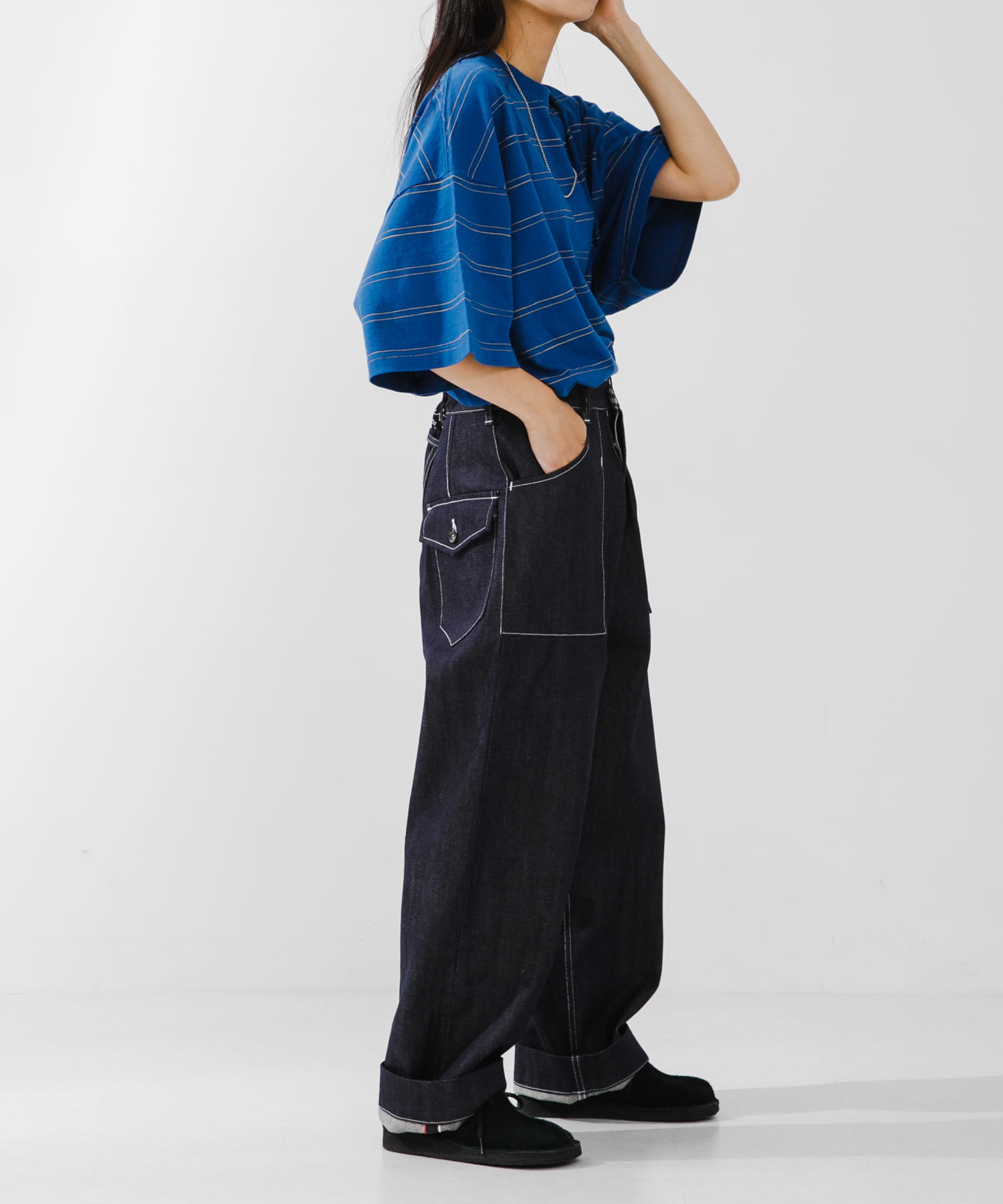 model身長：164cm 着用サイズ：M