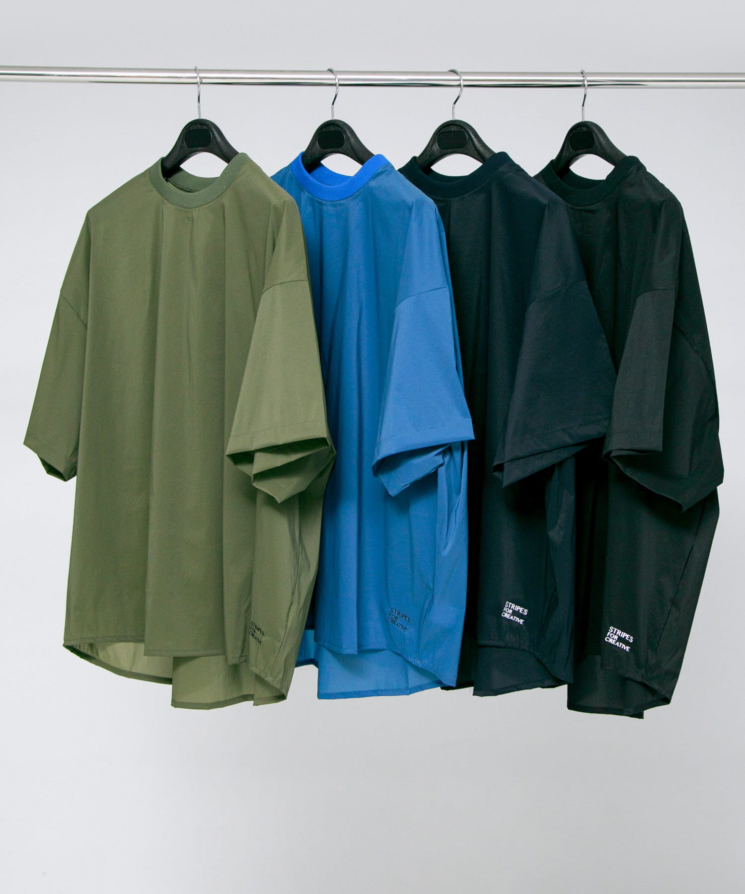 SFC　BIG NYLON ROUND SS TEE Olive L