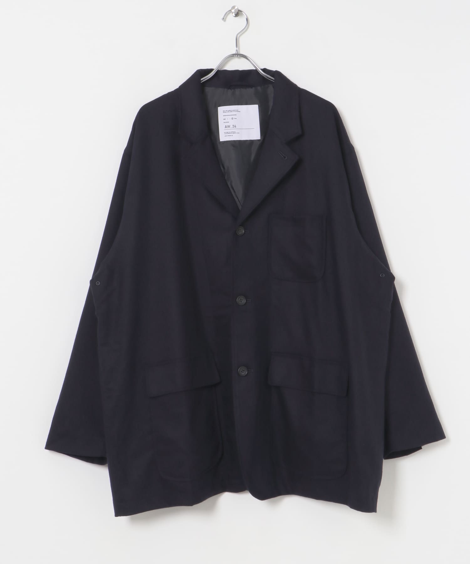 UNTRACE　ウールサキソニーポストマンジャケット D.NAVY 1