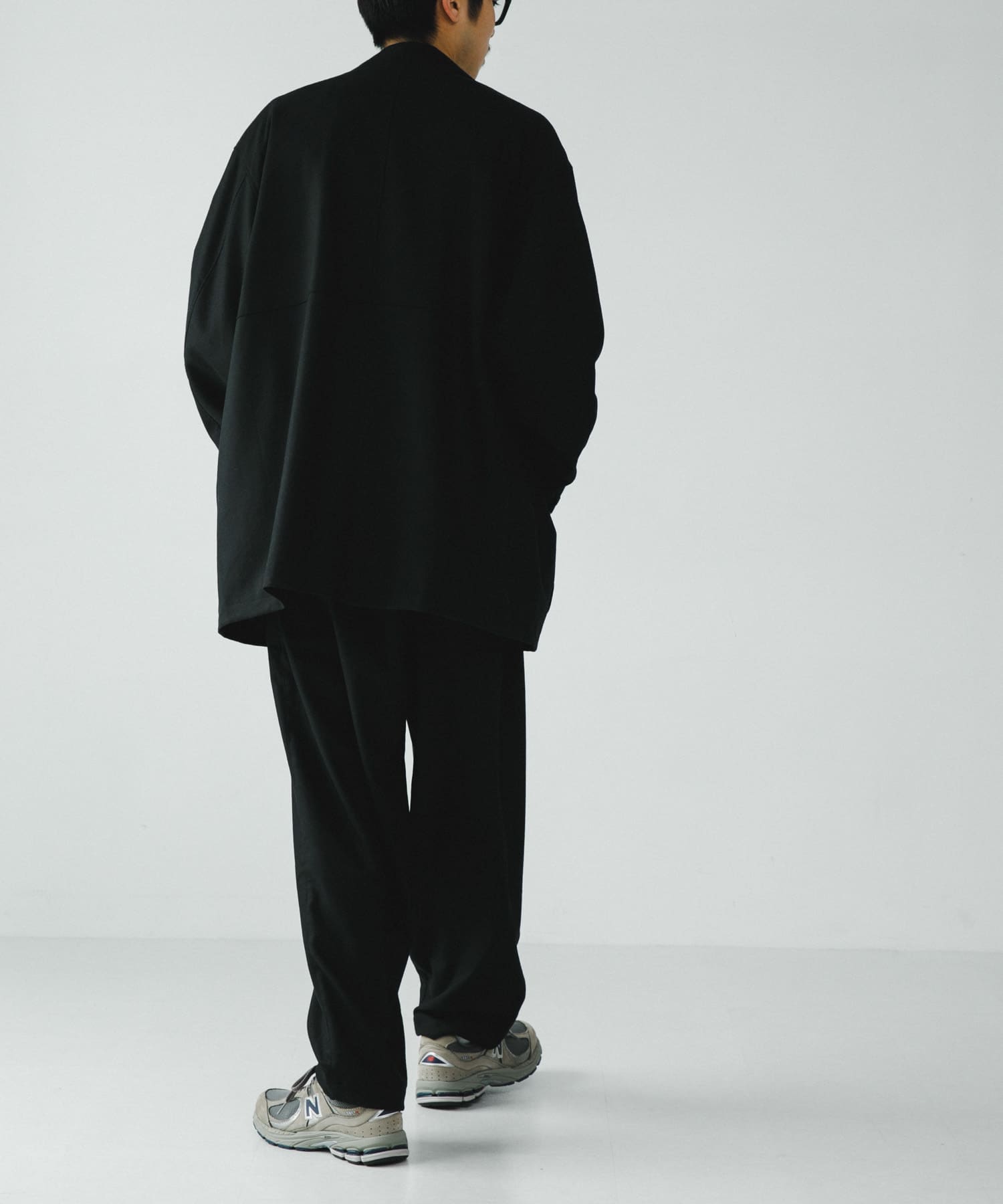 UNTRACE ウールサキソニーポストマンジャケット(1 BLACK): アウター