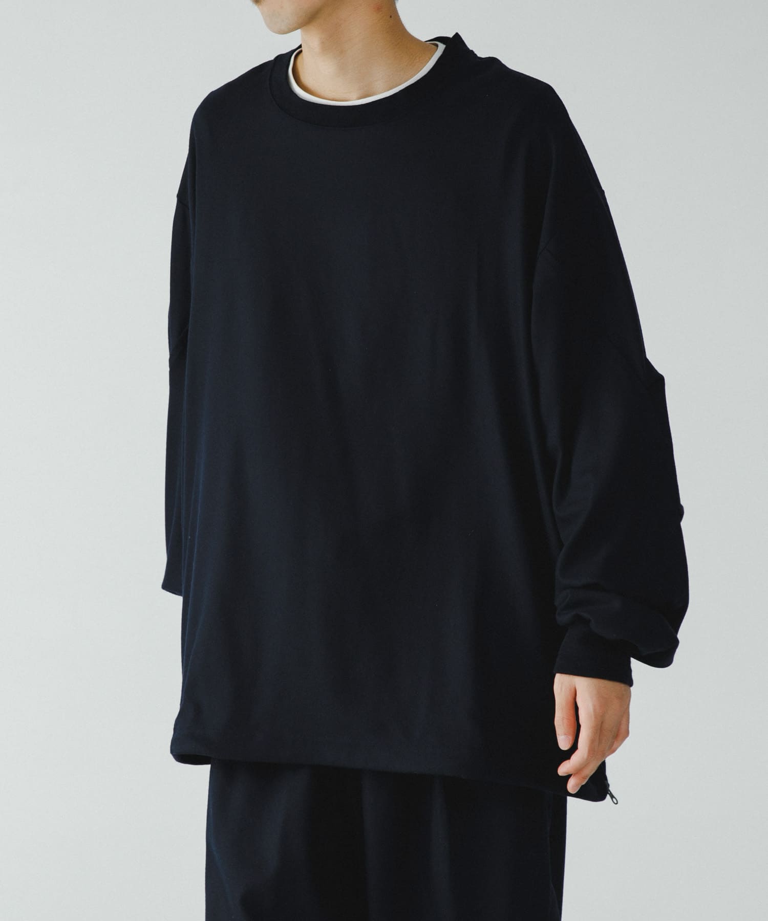 UNTRACE　ウールサキソニースモックL/S