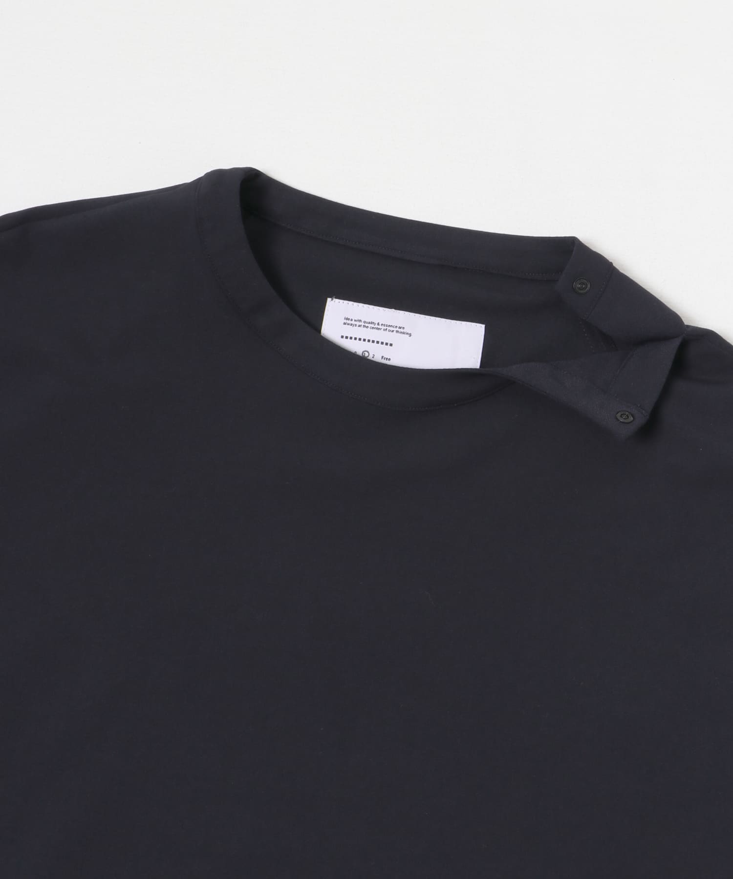 UNTRACE　スプリットラグラン プルオーバー ロングスリーブ DARK NAVY 1