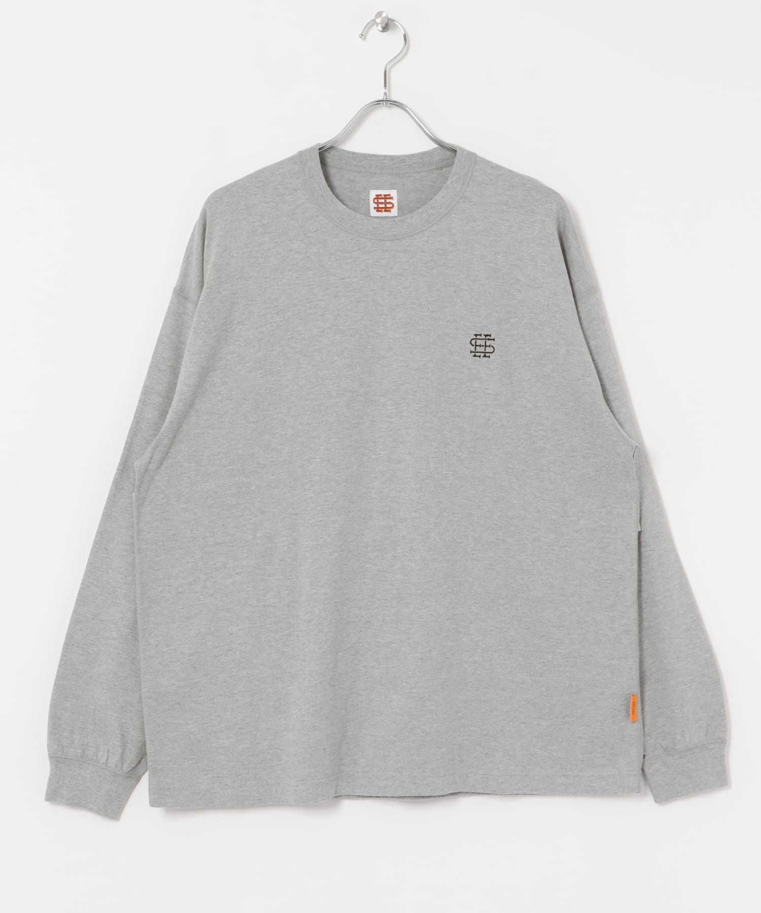 SEE SEE　BASIC LS TEE GREY杢 M