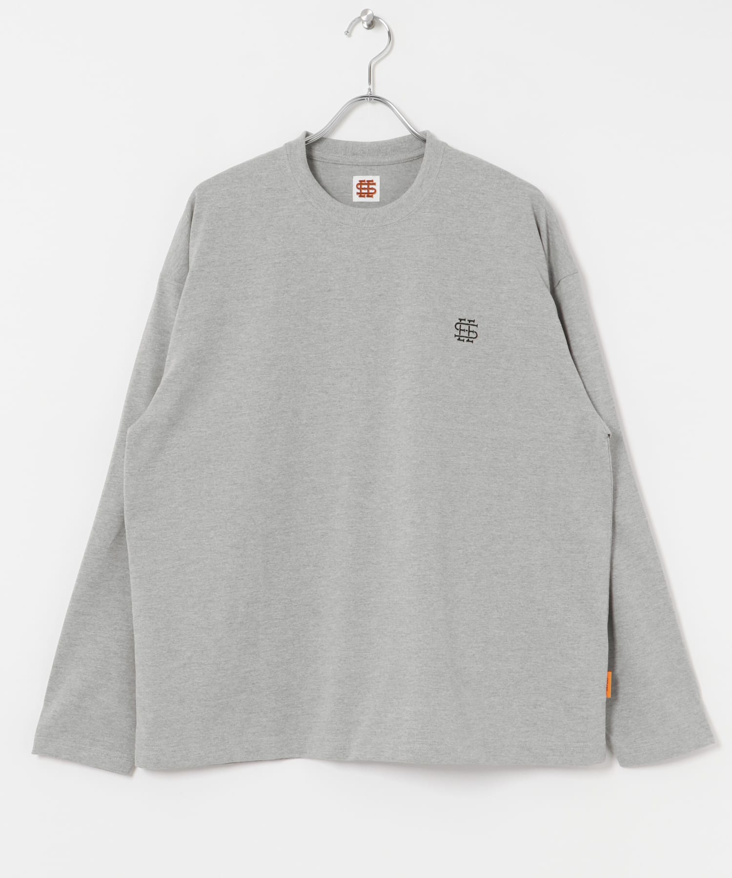 SEE SEE　BASIC LS TEE GREY杢 M
