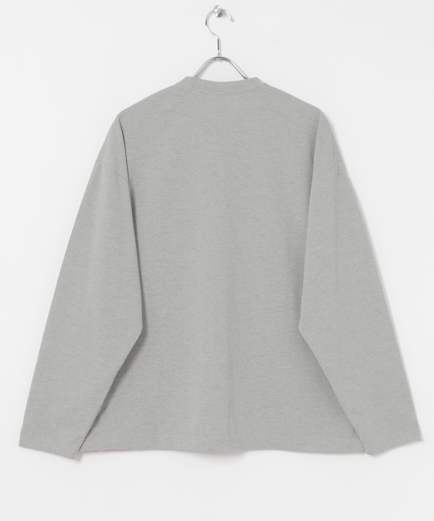 SEE SEE　BASIC LS TEE GREY杢 M