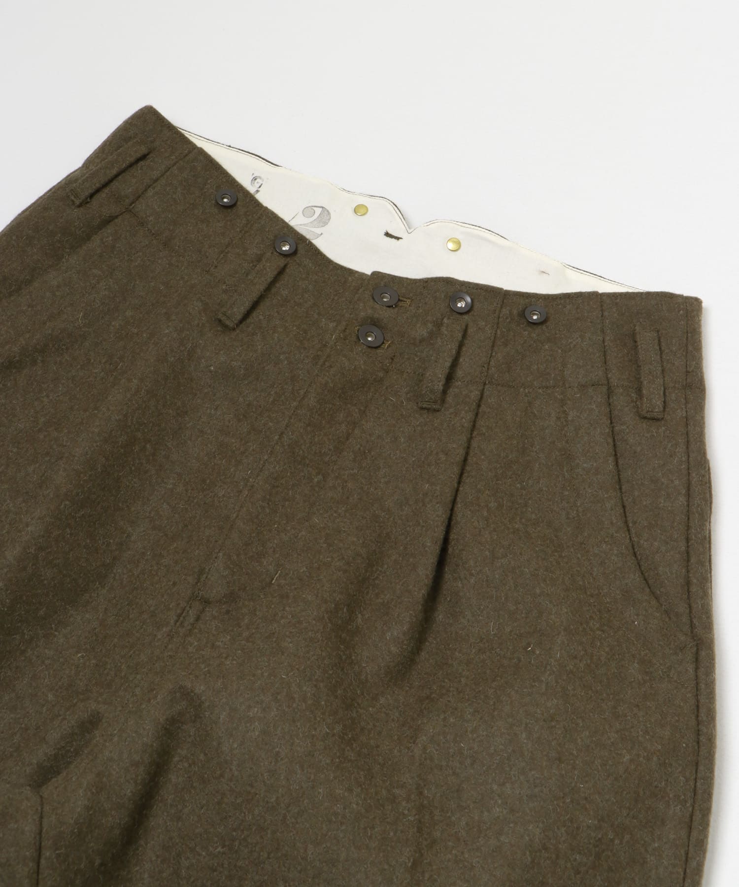 Gurank　Melton work pants KHAKI 2