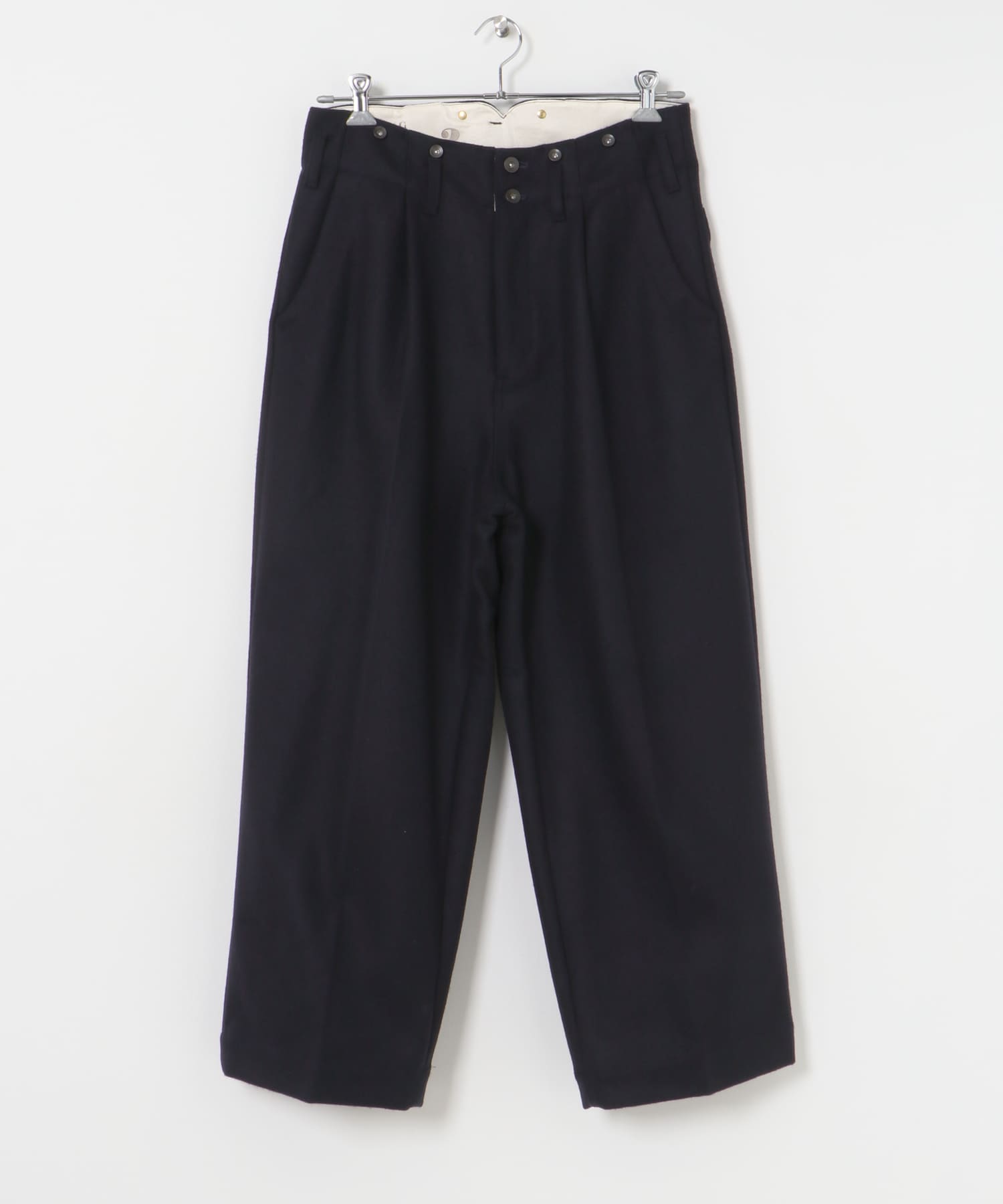 Gurank　Melton work pants NAVY 2