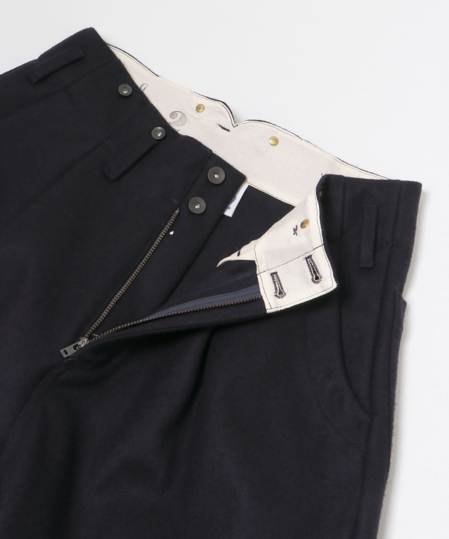 Gurank　Melton work pants NAVY 2