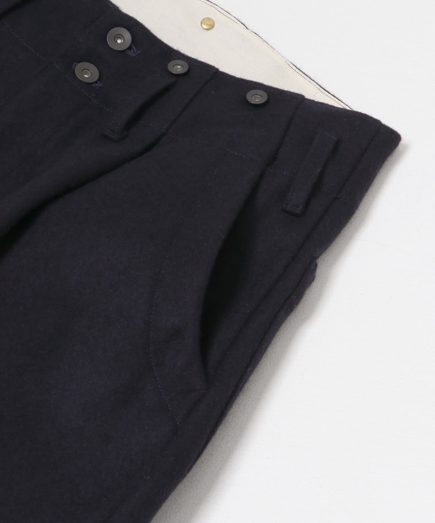 Gurank　Melton work pants NAVY 2