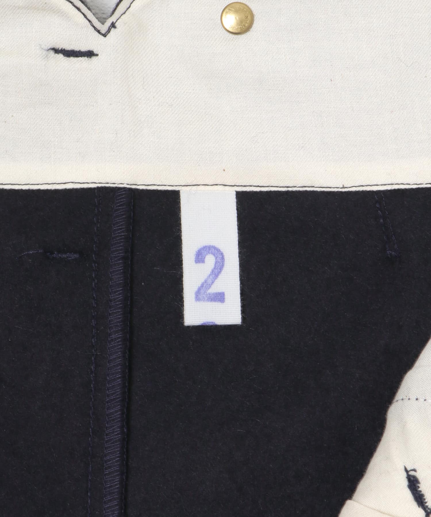 Gurank　Melton work pants NAVY 2