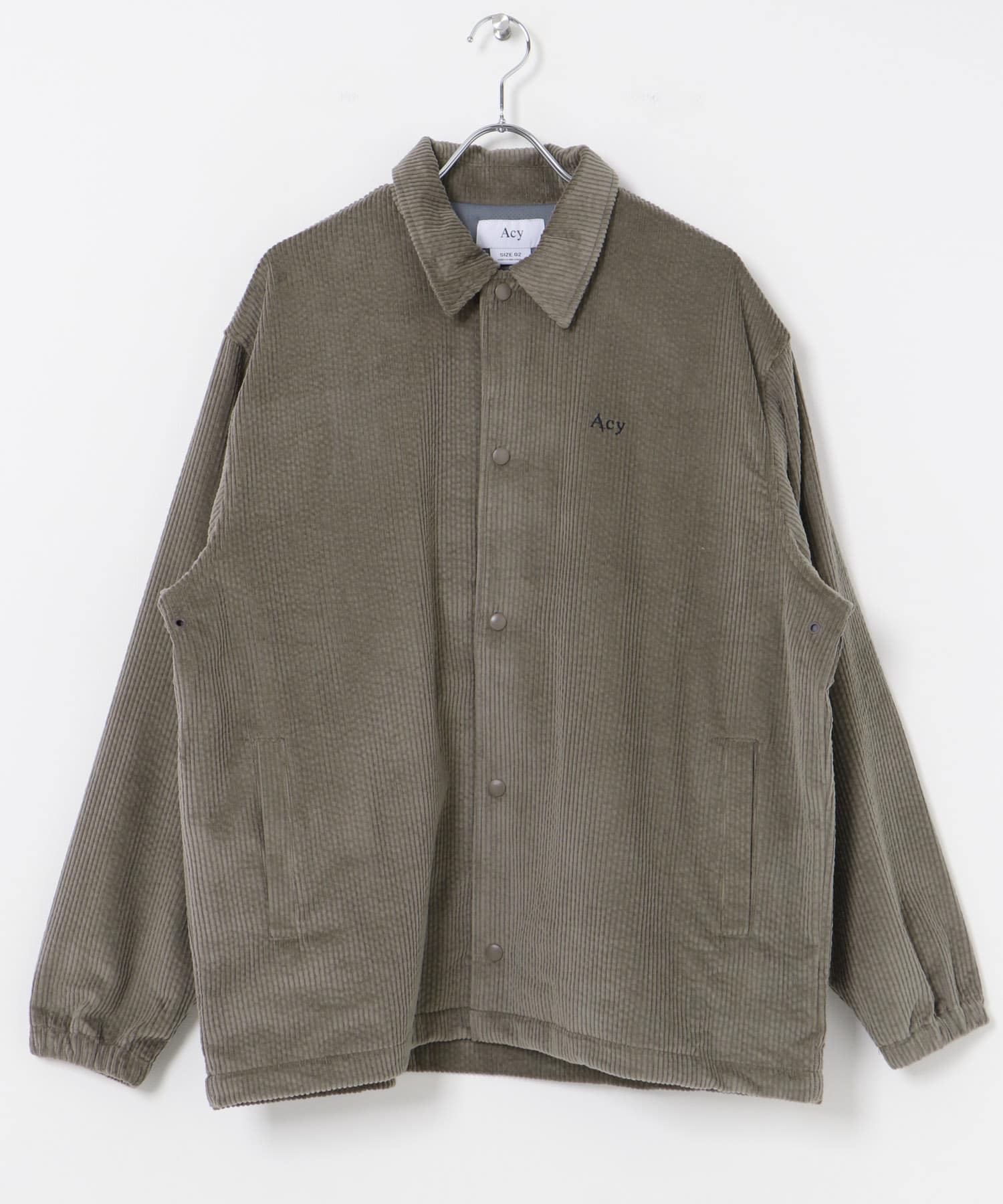 Acy　VENTILATED COACH JACKET CHARCOAL L