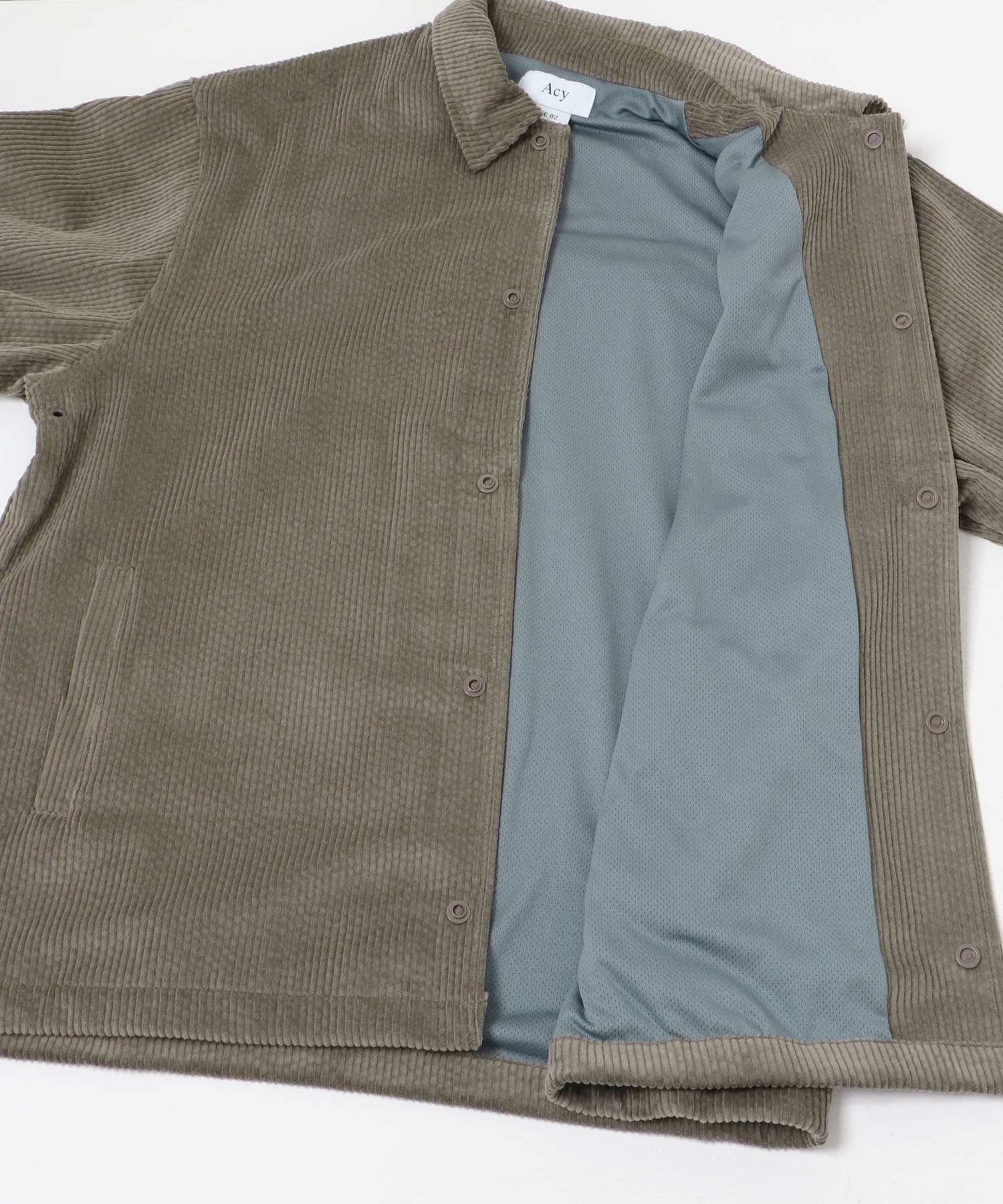 Acy　VENTILATED COACH JACKET CHARCOAL L