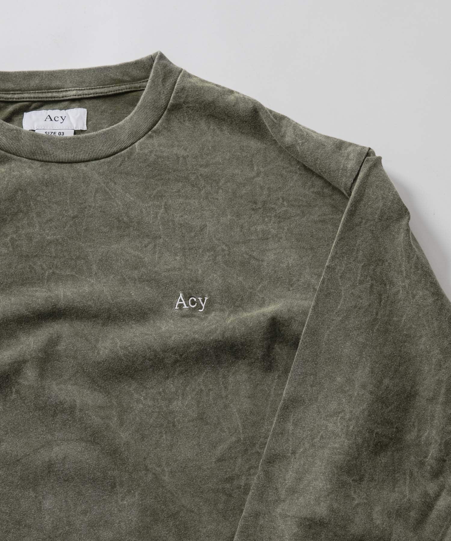 Acy　GDYE HEAVY WEIGHT L/S TEE GREEN M