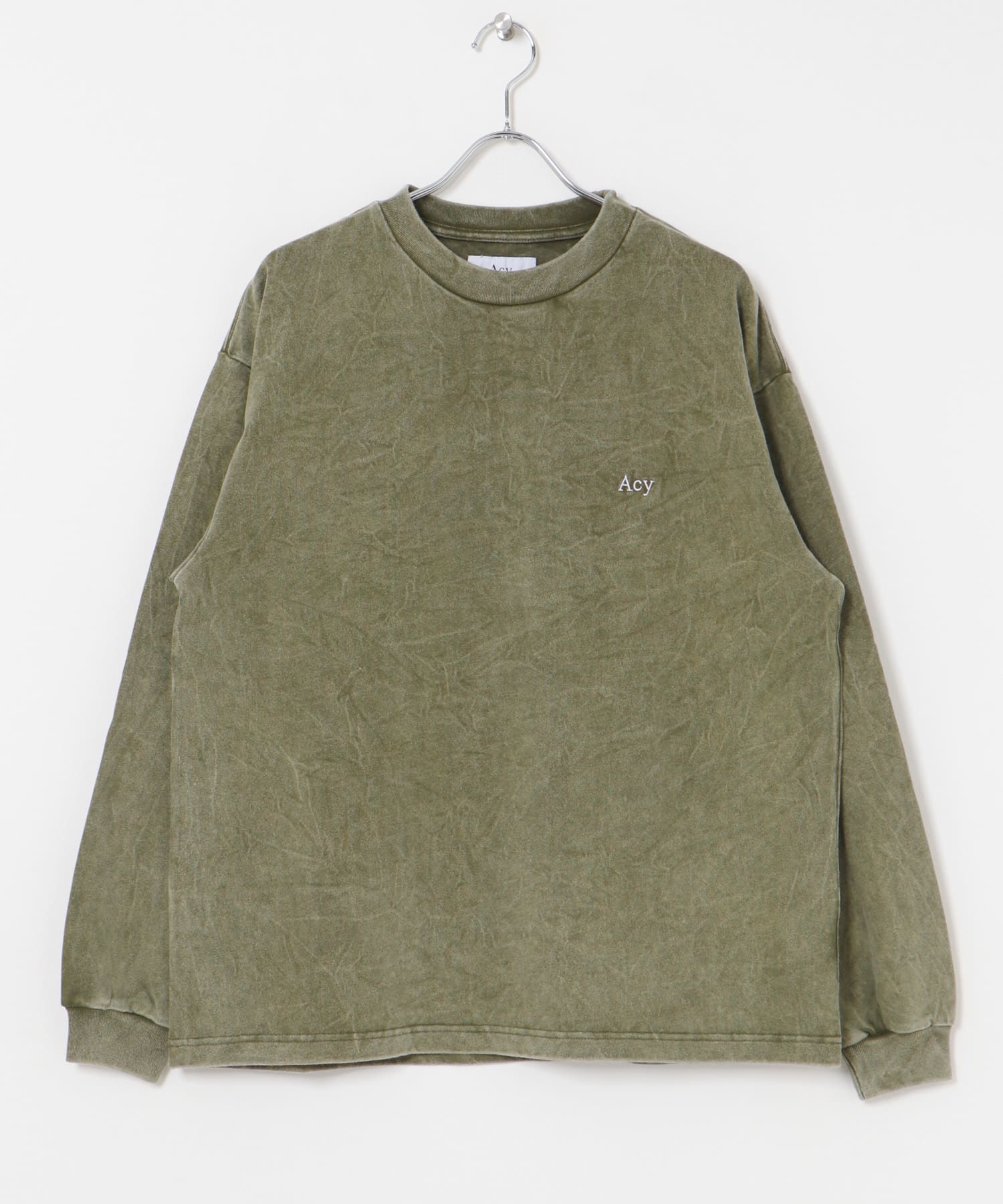 Acy　GDYE HEAVY WEIGHT L/S TEE GREEN M