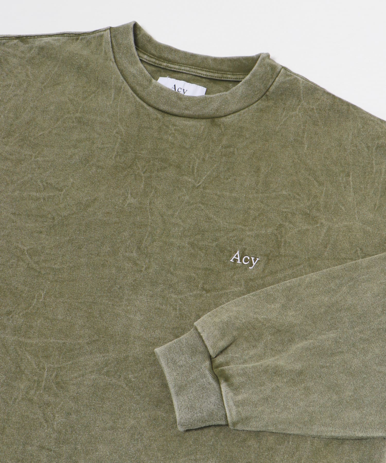 Acy　GDYE HEAVY WEIGHT L/S TEE GREEN M