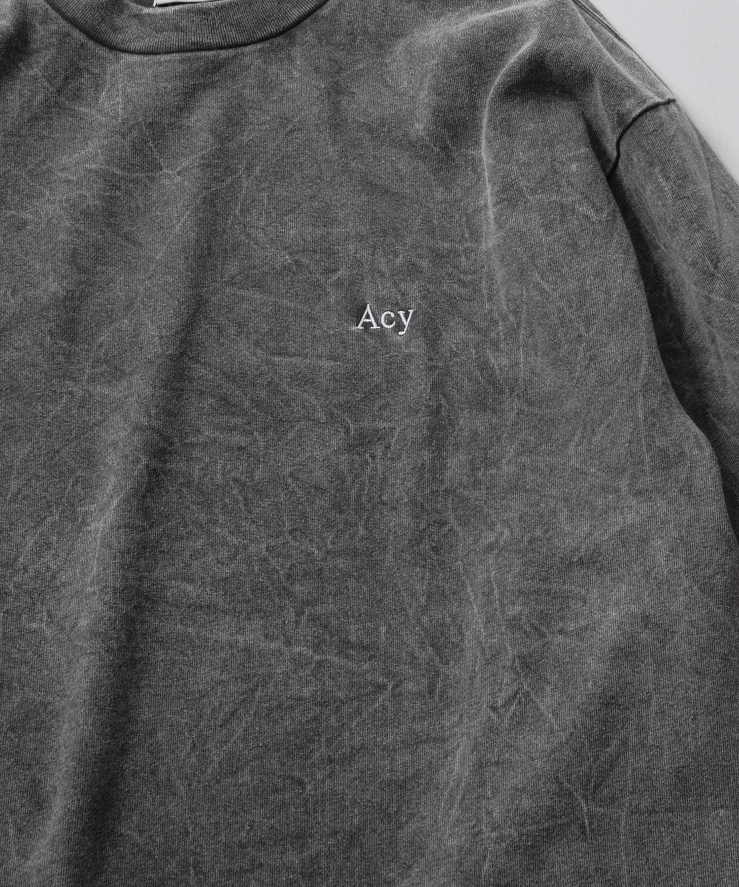 Acy　GDYE HEAVY WEIGHT L/S TEE GRAY M