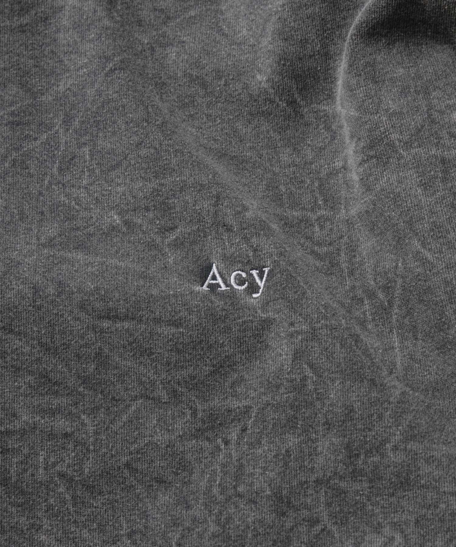 Acy　GDYE HEAVY WEIGHT L/S TEE GRAY M