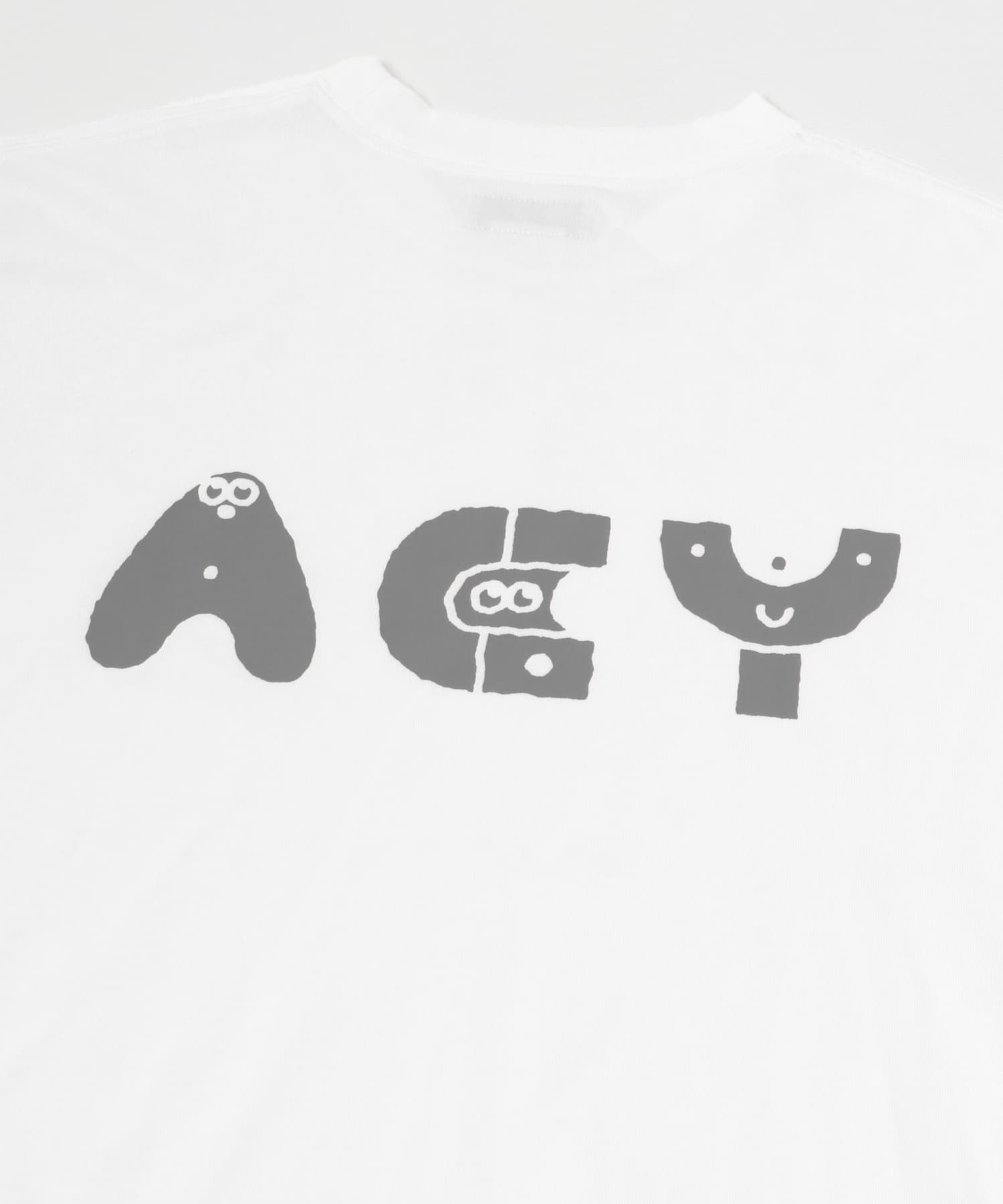 Acy　AK L/S TEE WHITE M