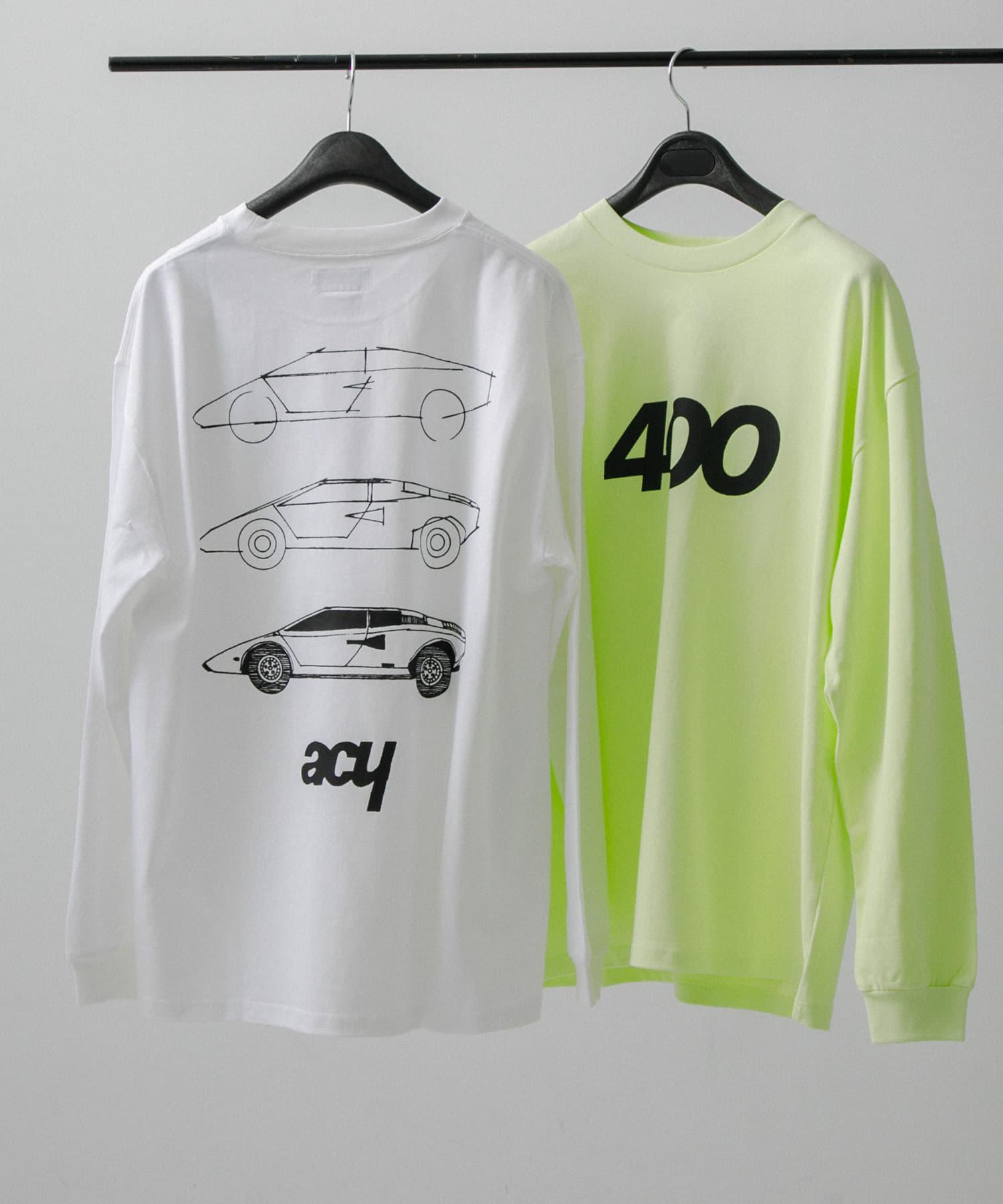 Acy　400 L/S TEE WHITE M
