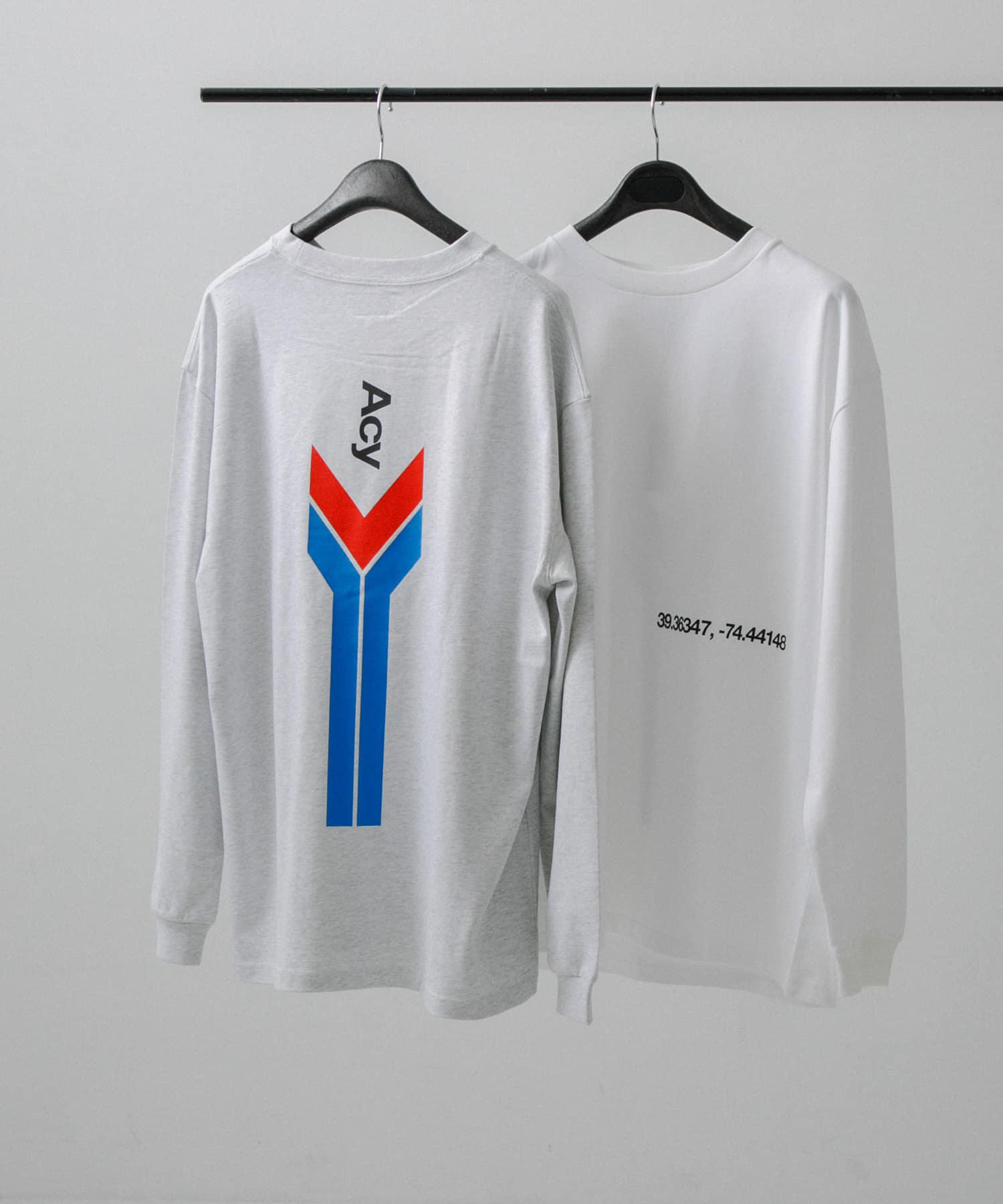 Acy　NJ L/S TEE ASH M