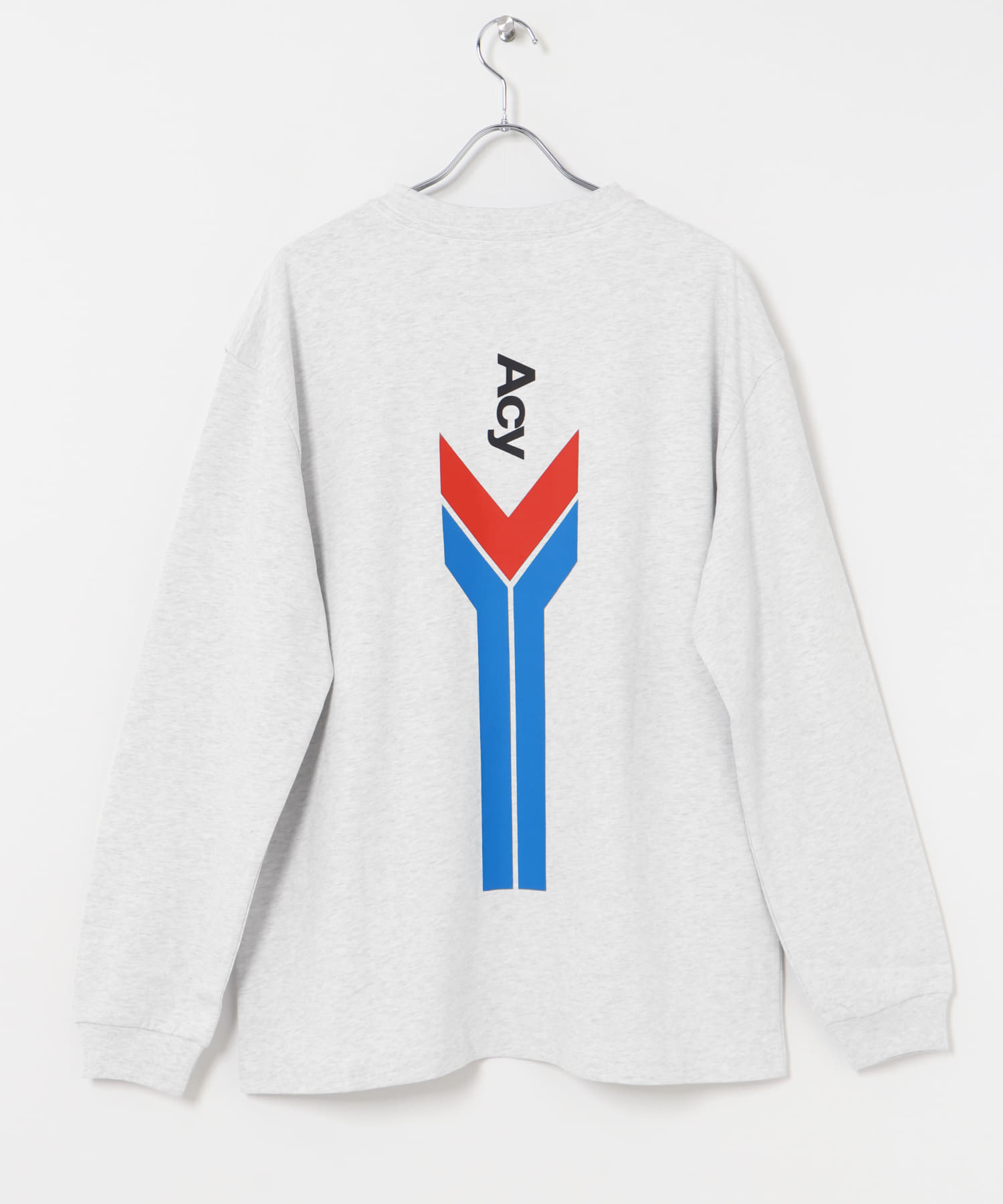 Acy　NJ L/S TEE ASH M