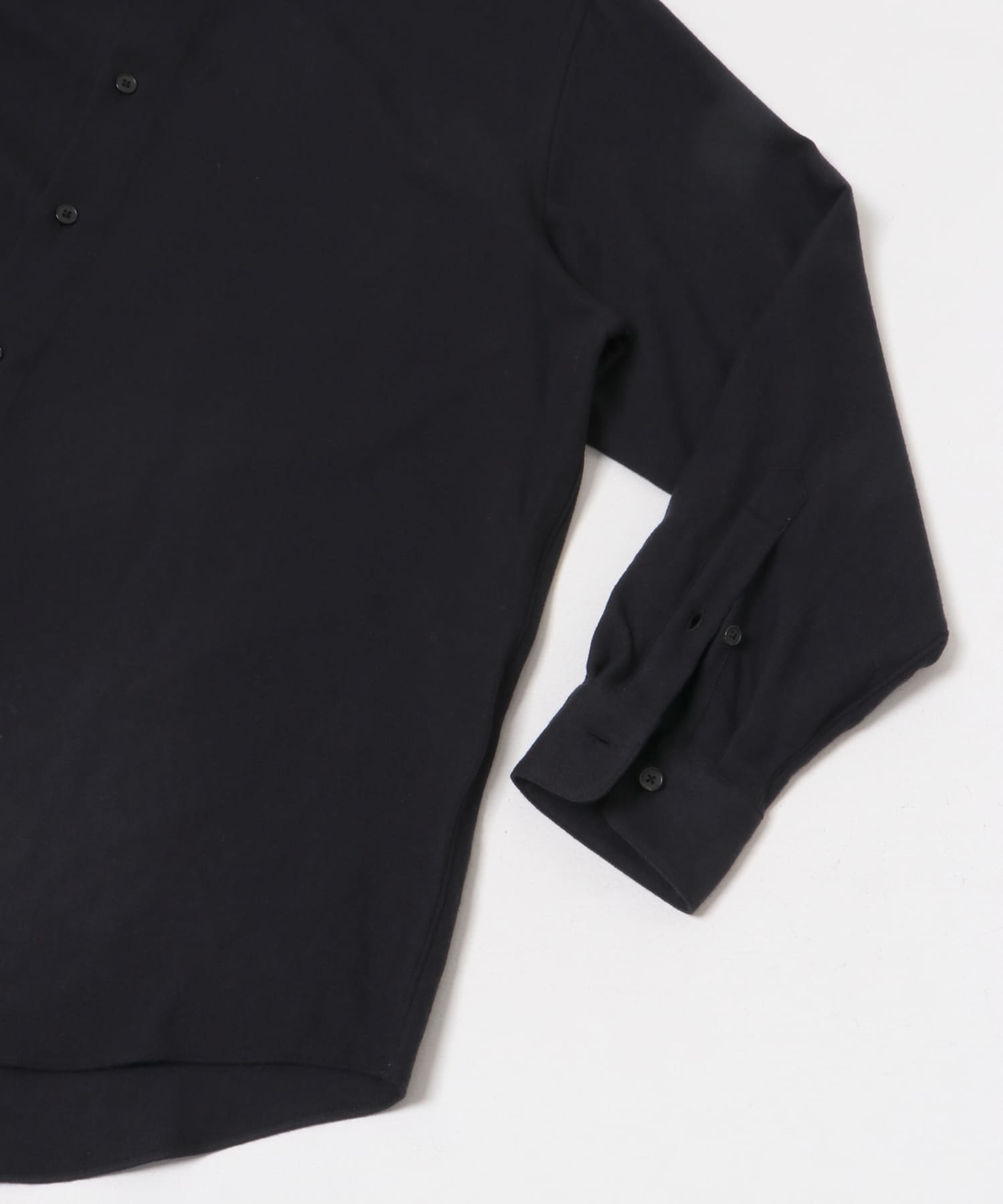 A PRESSE Wool Regular Collar Shirt(2 NAVY): トップス｜URBAN