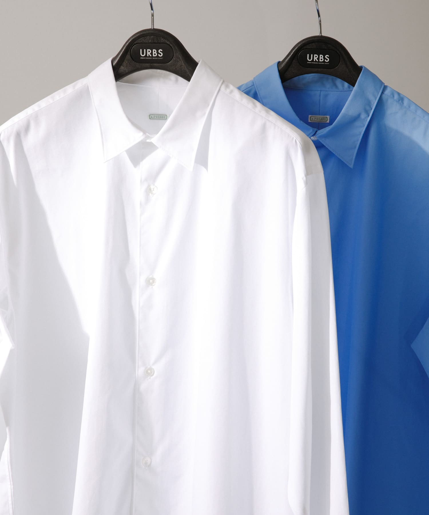 A PRESSE　Regular Collar Shirt WHITE 1