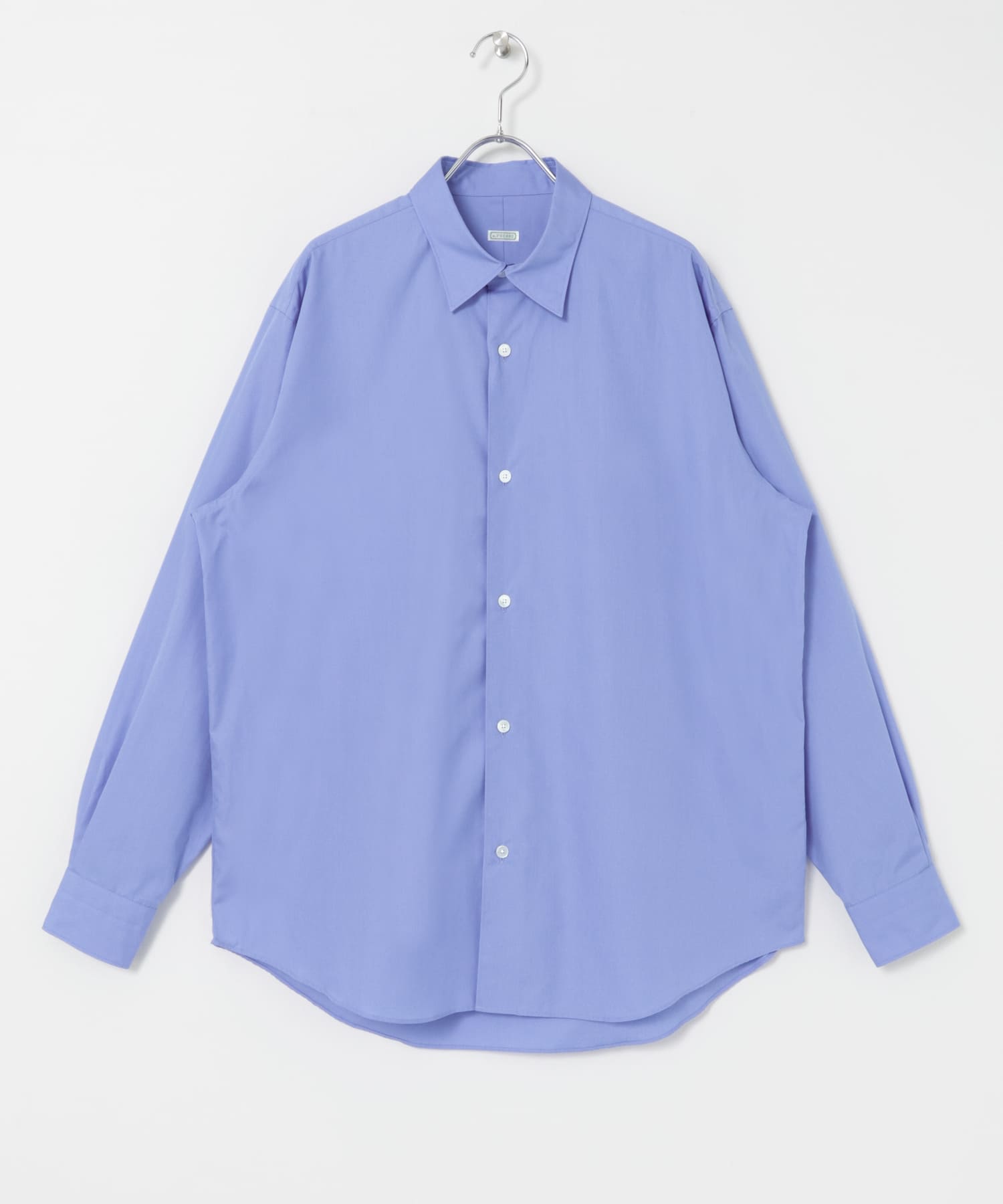 A PRESSE　Regular Collar Shirt SAX 1