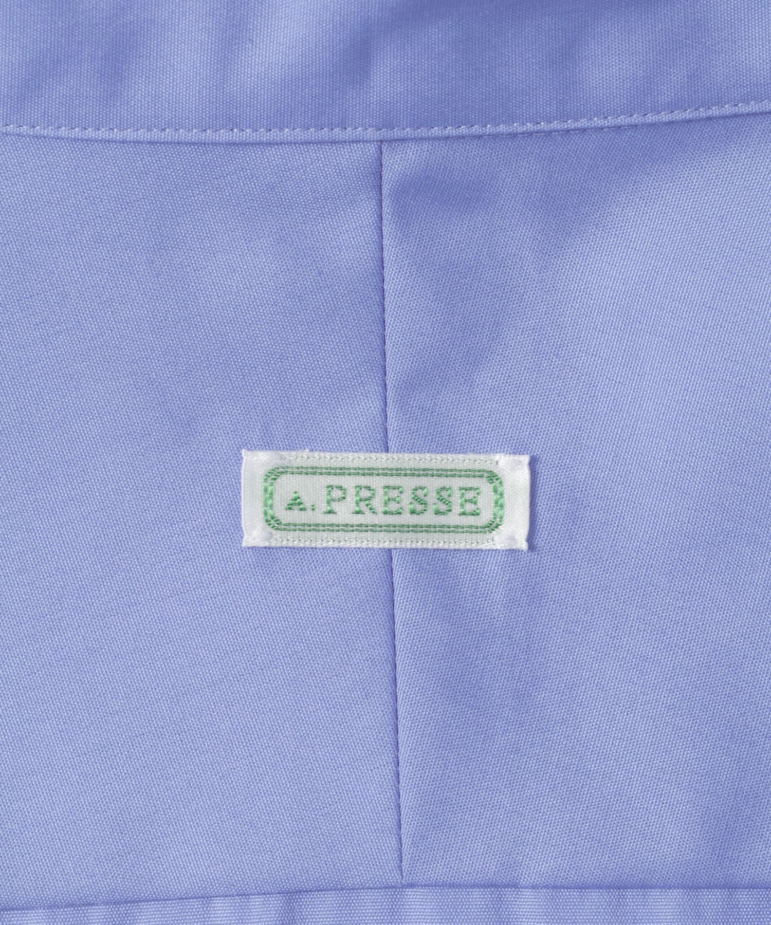 A PRESSE　Regular Collar Shirt SAX 1