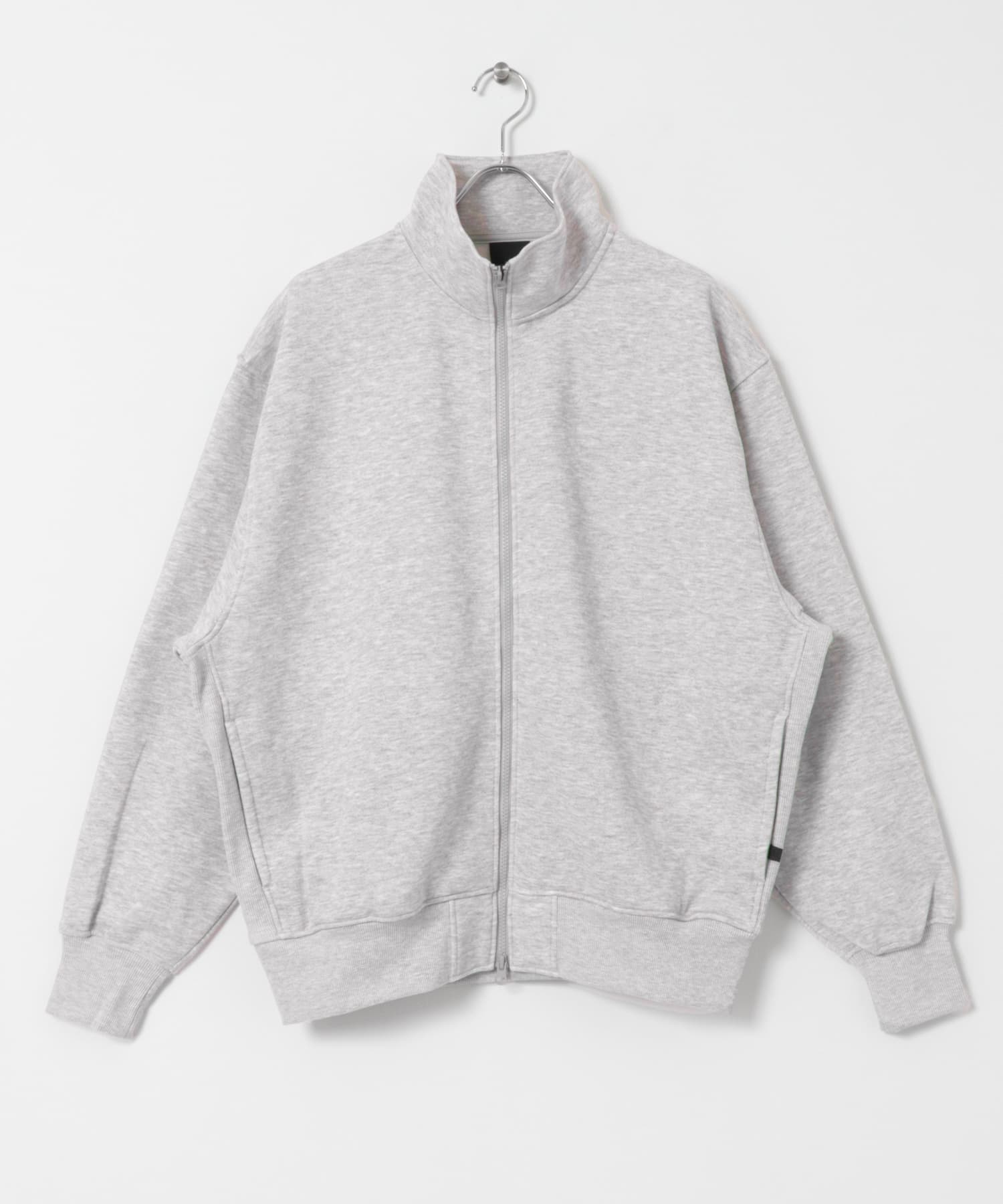 DAIWA PIER39　TECH SWEAT STAND ZIP-CARDIGAN TOP GRAY S