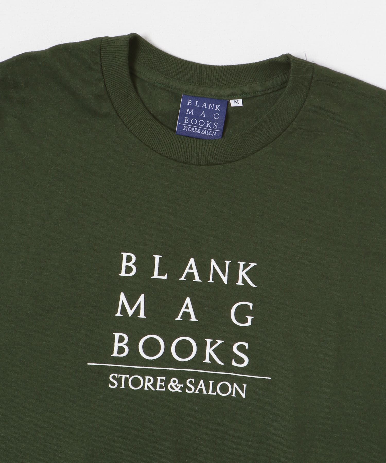 BLANKMAG　3D  BOOK SALON L/S Tee Green M