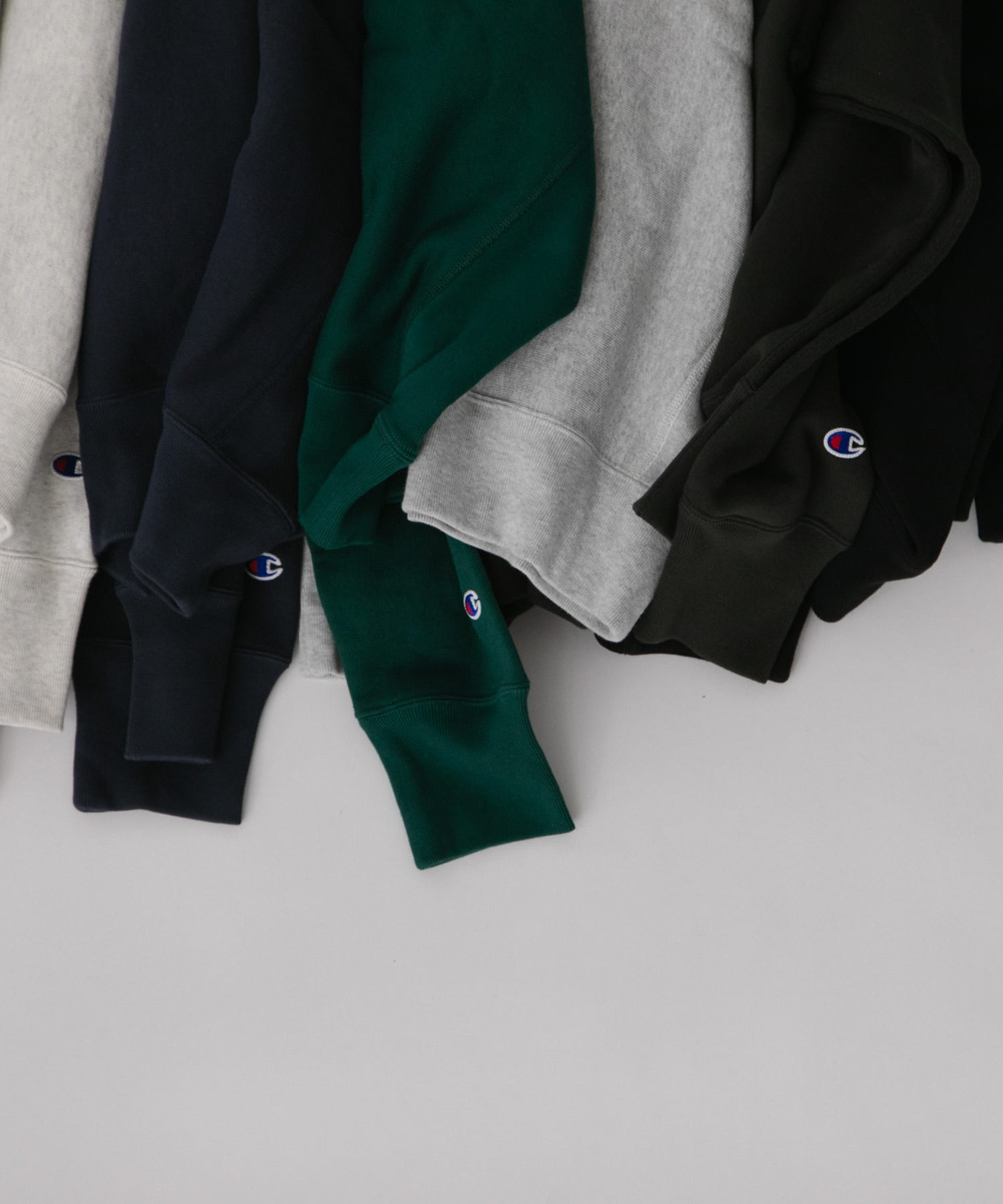 『別注』LOWERCASE×Champion　リバースウィーブ 810オートミール M
