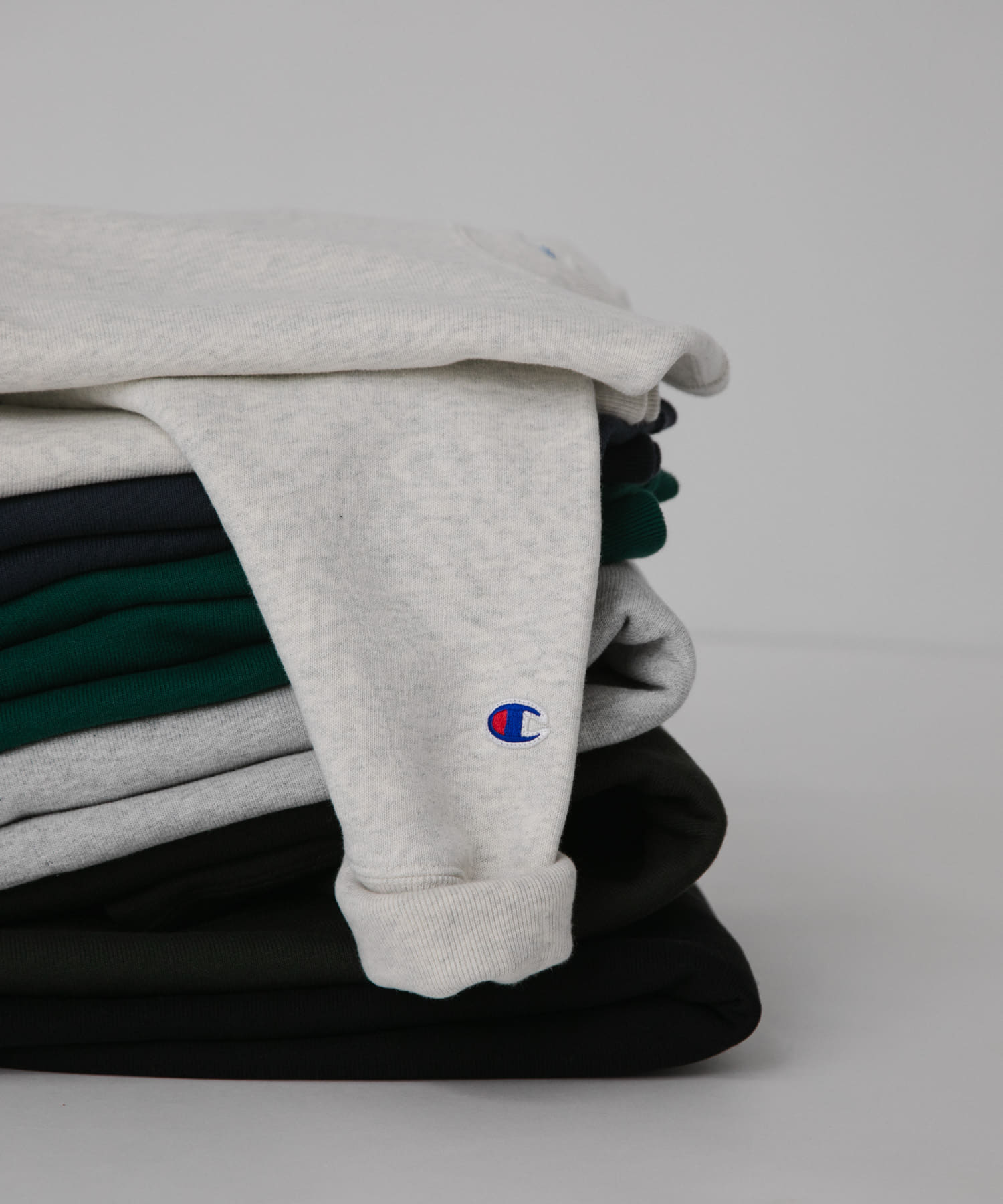 『別注』LOWERCASE×Champion　リバースウィーブ 810オートミール M