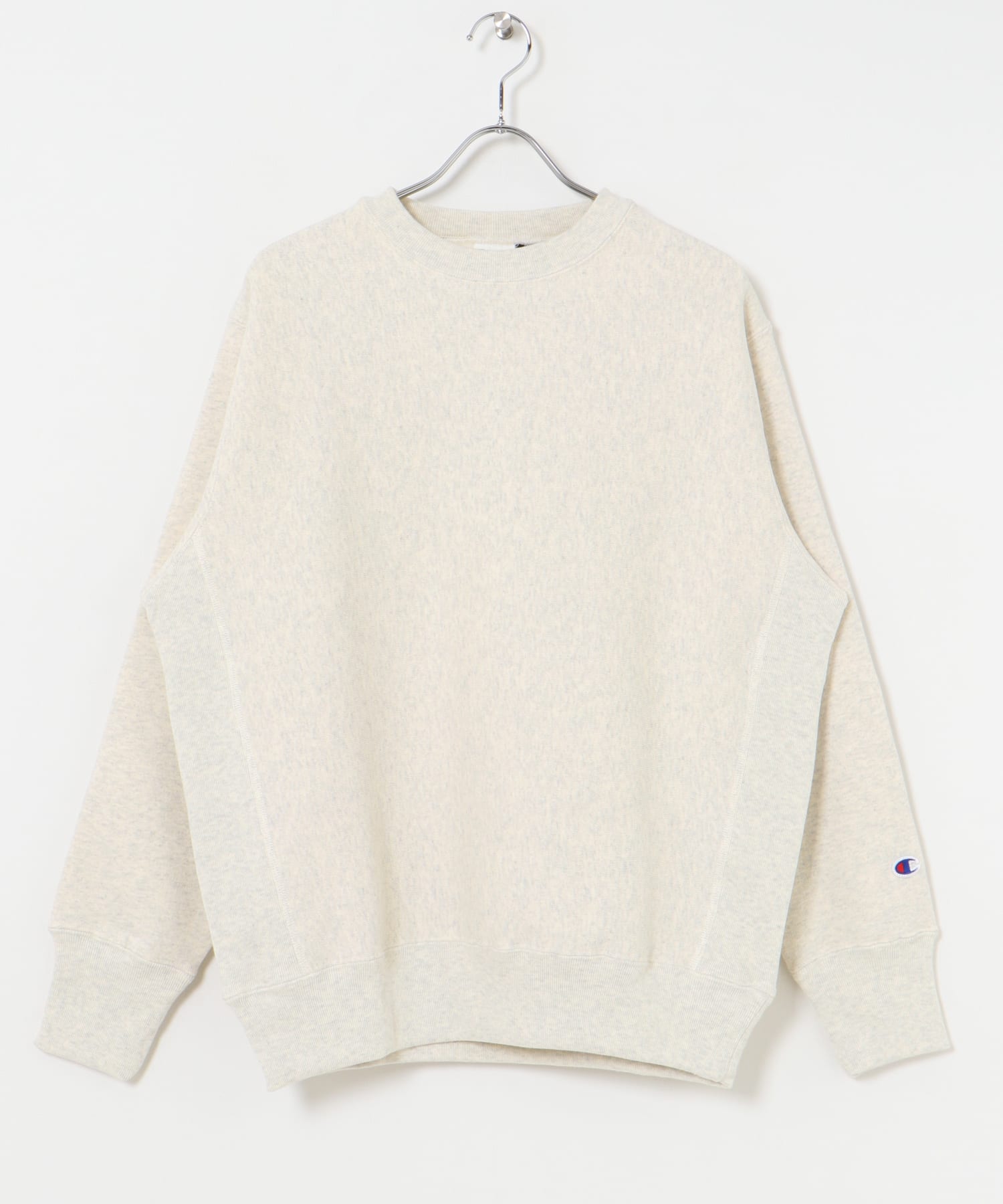 『別注』LOWERCASE×Champion　リバースウィーブ 810オートミール M