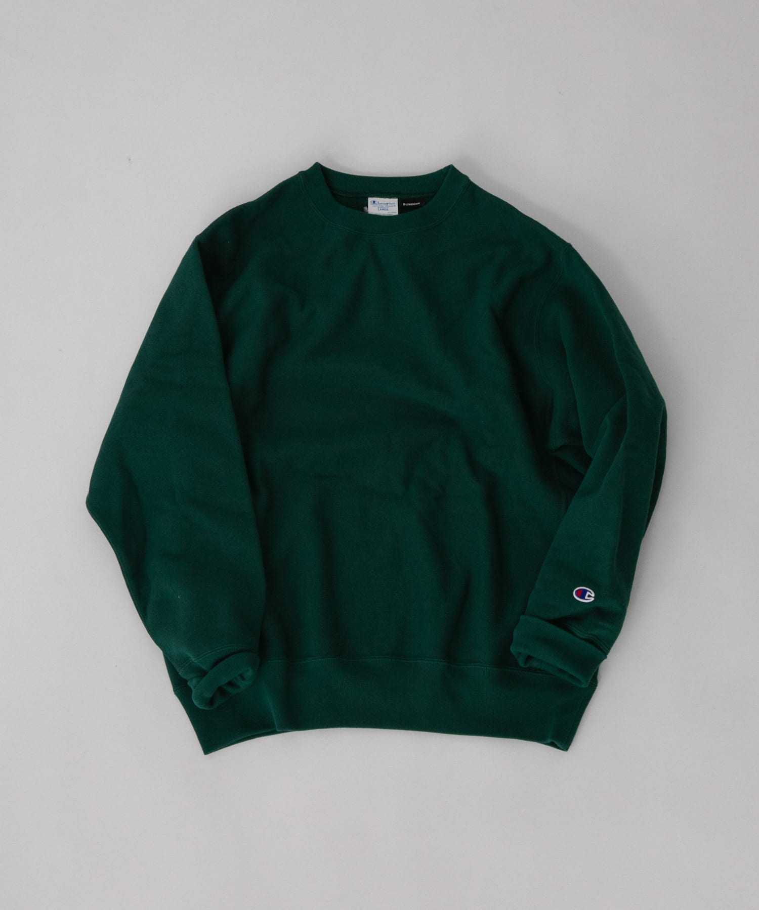 『別注』LOWERCASE×Champion　リバースウィーブ グリーン M