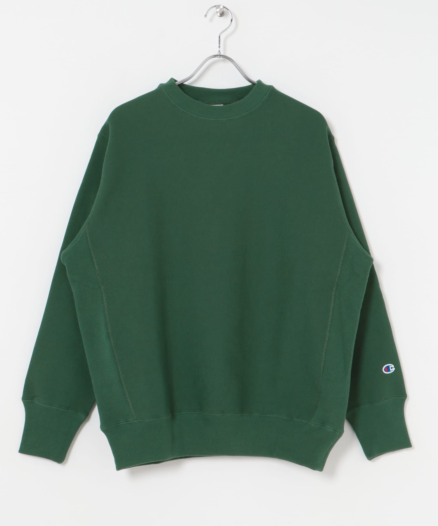 『別注』LOWERCASE×Champion　リバースウィーブ グリーン M