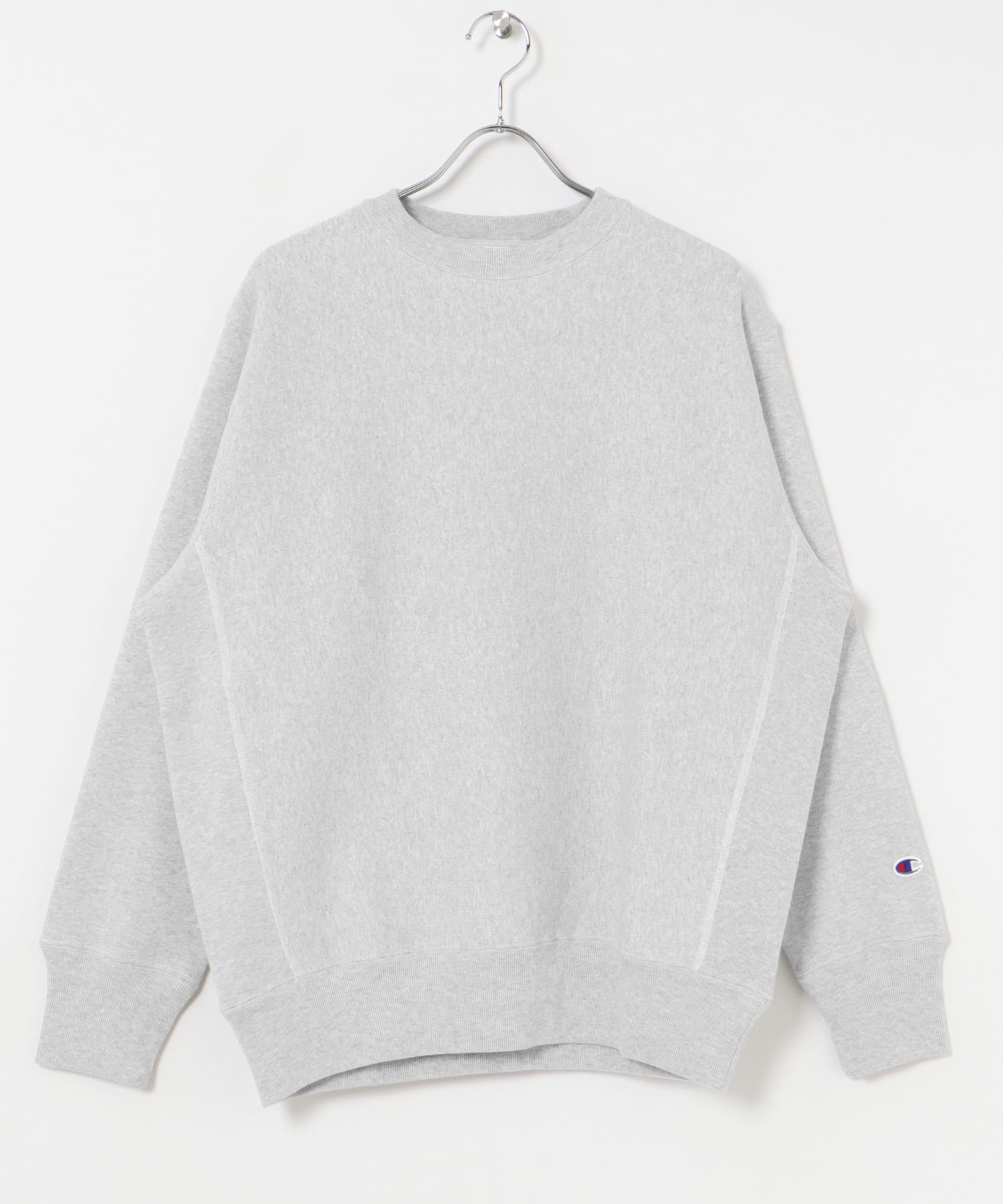 『別注』LOWERCASE×Champion　リバースウィーブ 040シルバー M