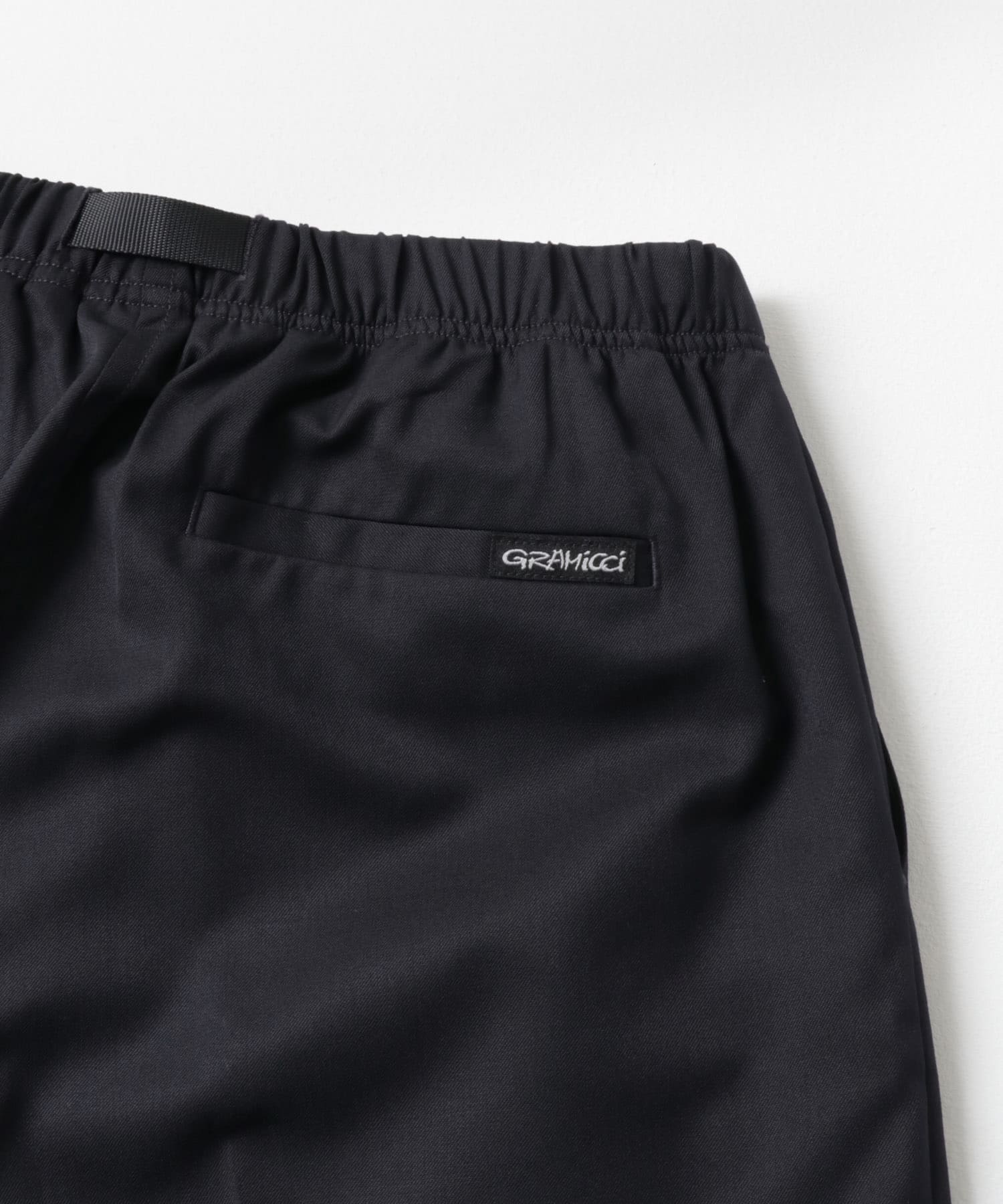 Gramicci / LOWERCASE　ワイドテーパードスラックス NAVY S