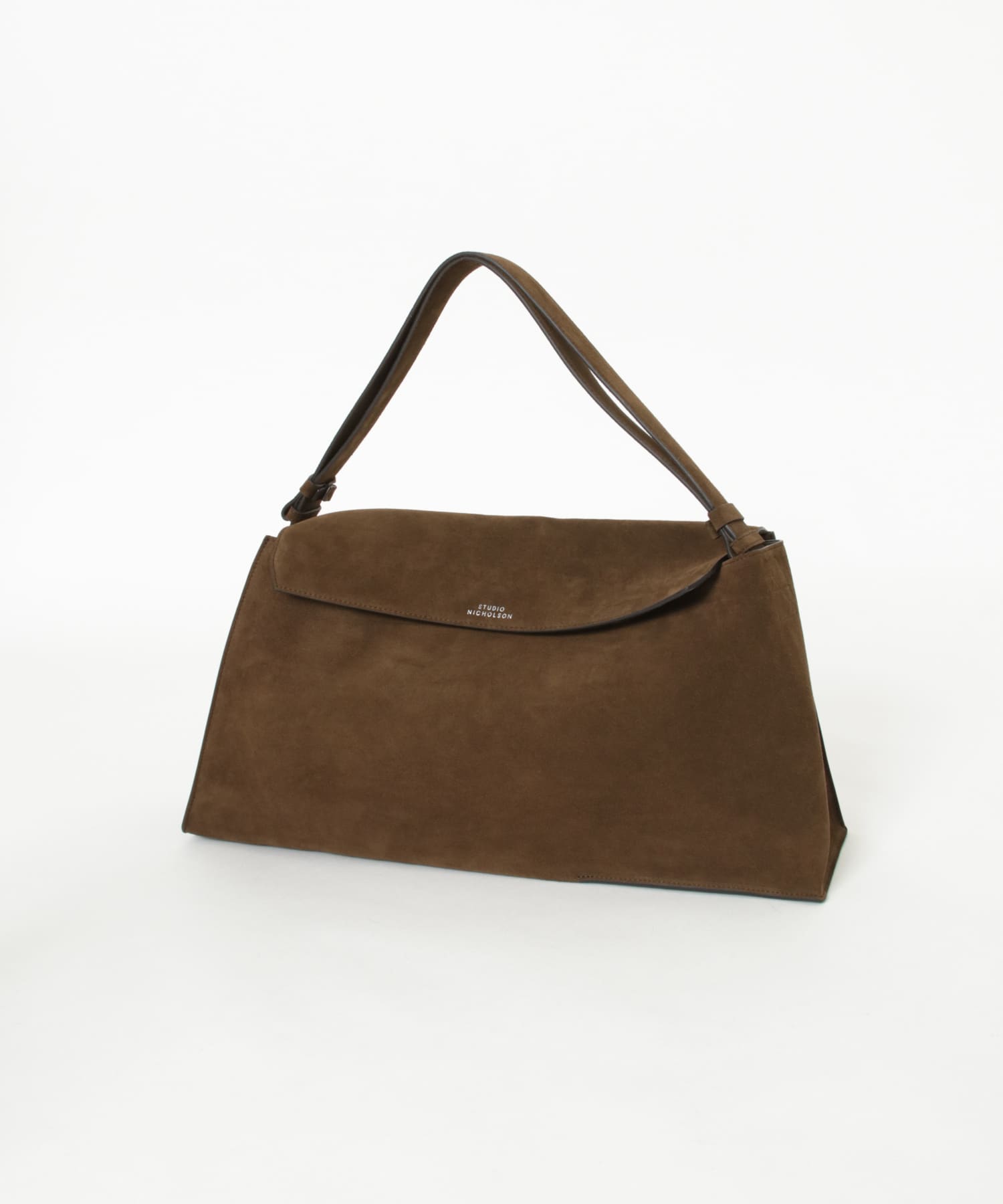 STUDIO NICHOLSON　THE FOLDED SHOULDER BAG COCOA one