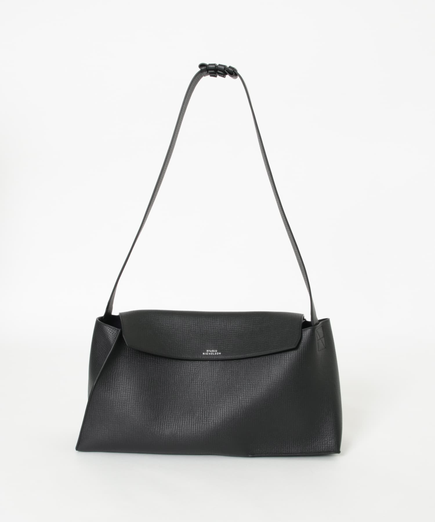 STUDIO NICHOLSON　THE FOLDED SHOULDER BAG BLACK one