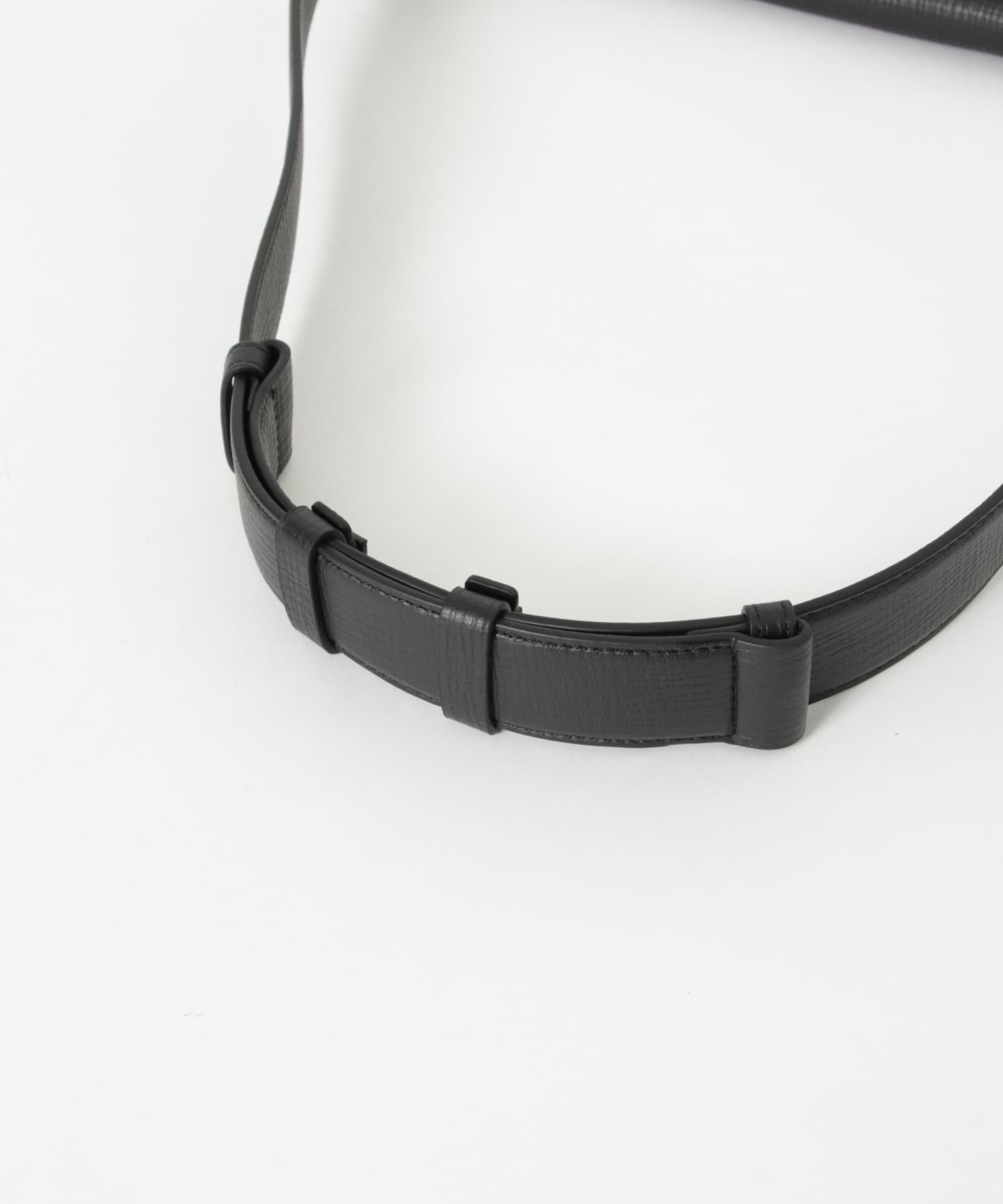 STUDIO NICHOLSON　THE FOLDED SHOULDER BAG BLACK one