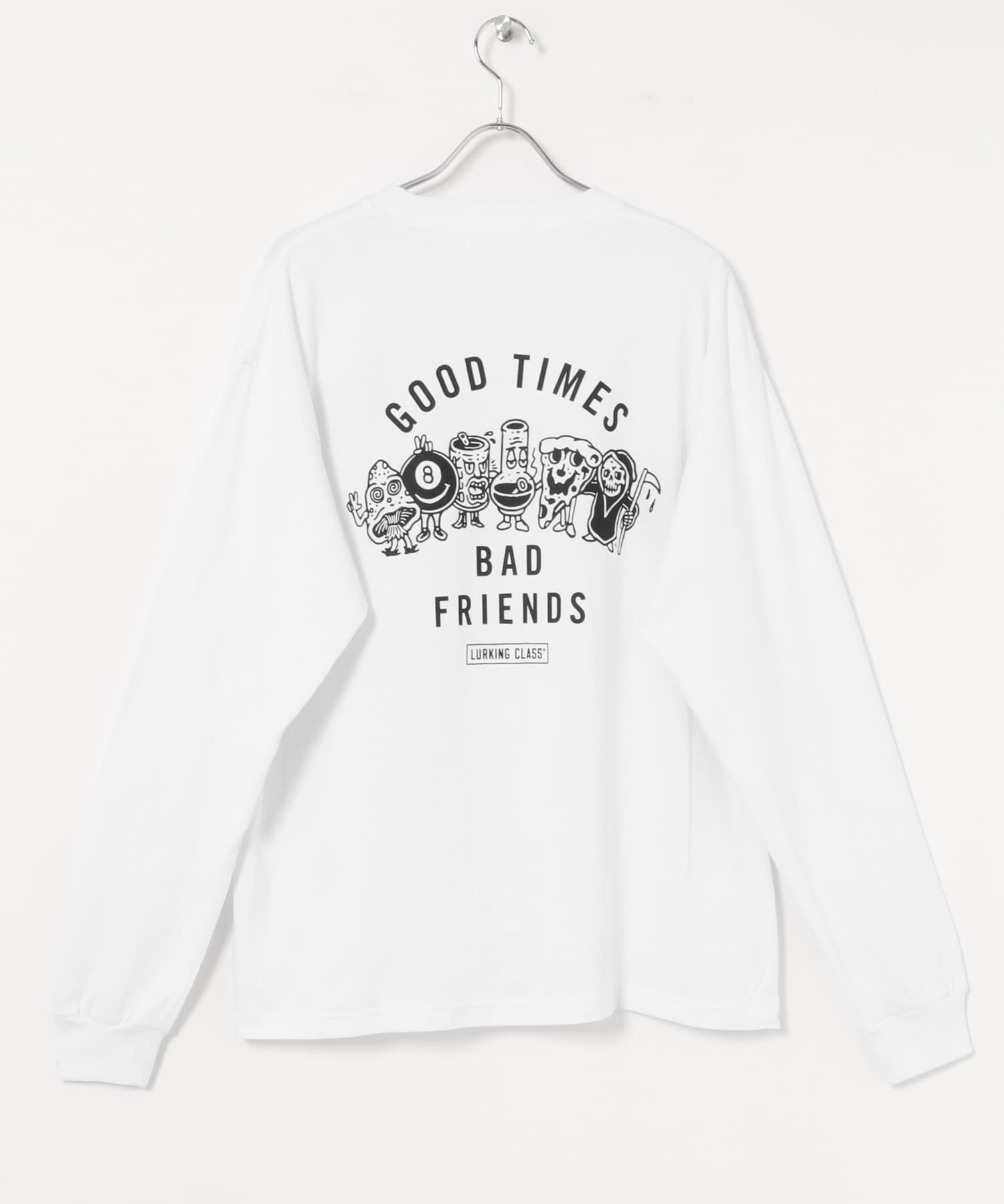 『別注』LURKING CLASS×URBS　GOOD TIME 2 L/S TEE WHITE M