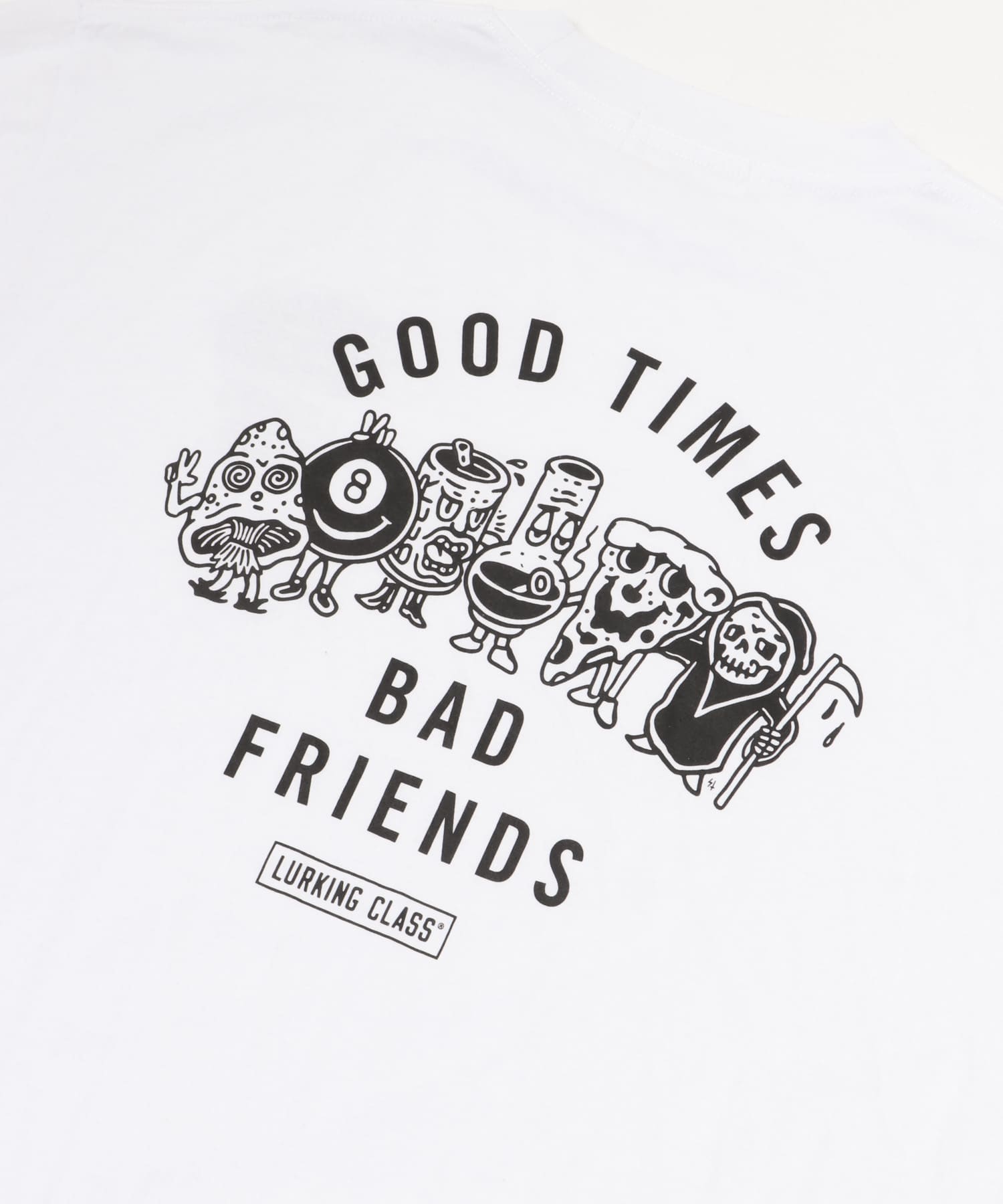『別注』LURKING CLASS×URBS　GOOD TIME 2 L/S TEE WHITE M