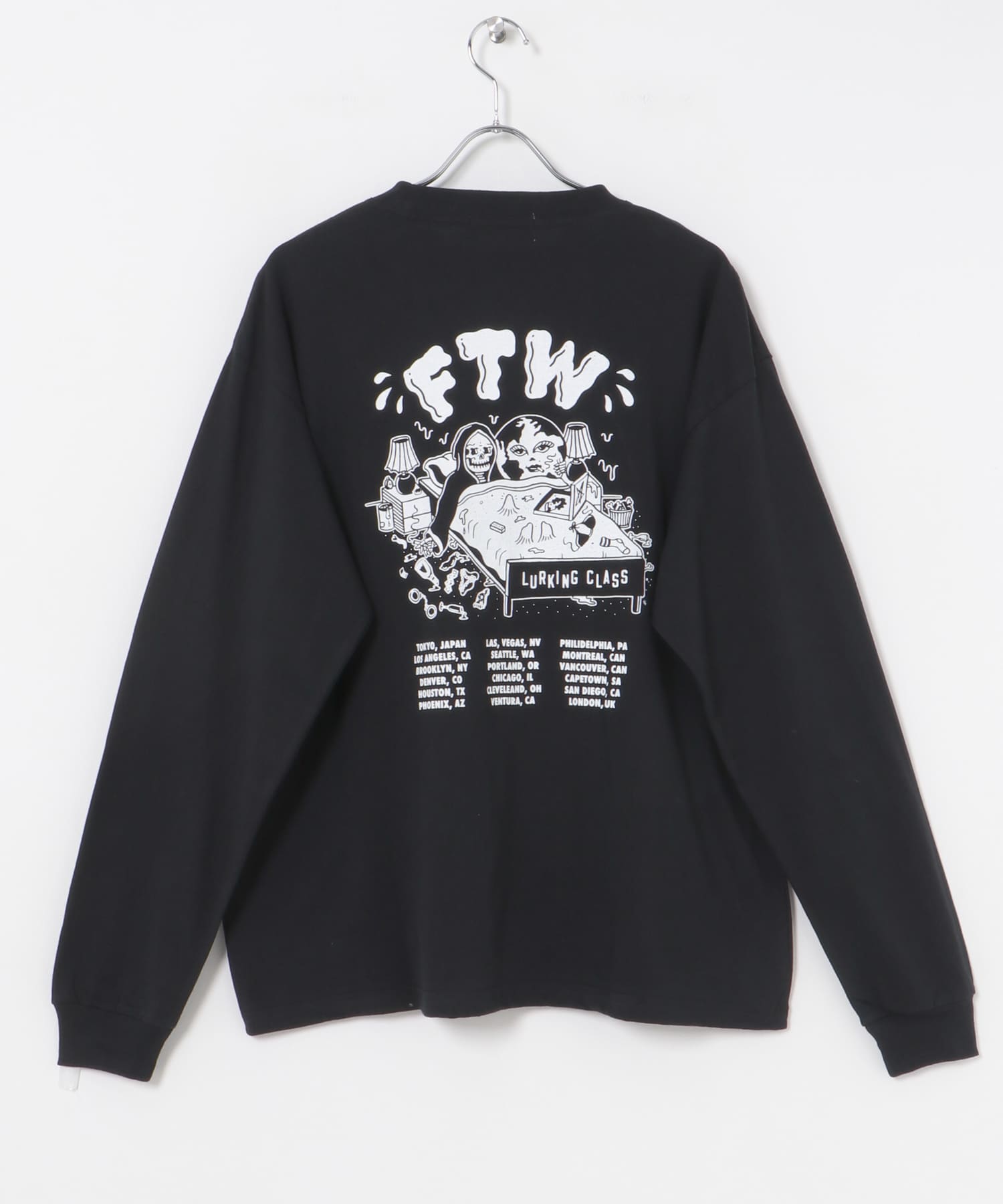 『別注』LURKING CLASS×URBS　FTW L/S TEE BLACK M